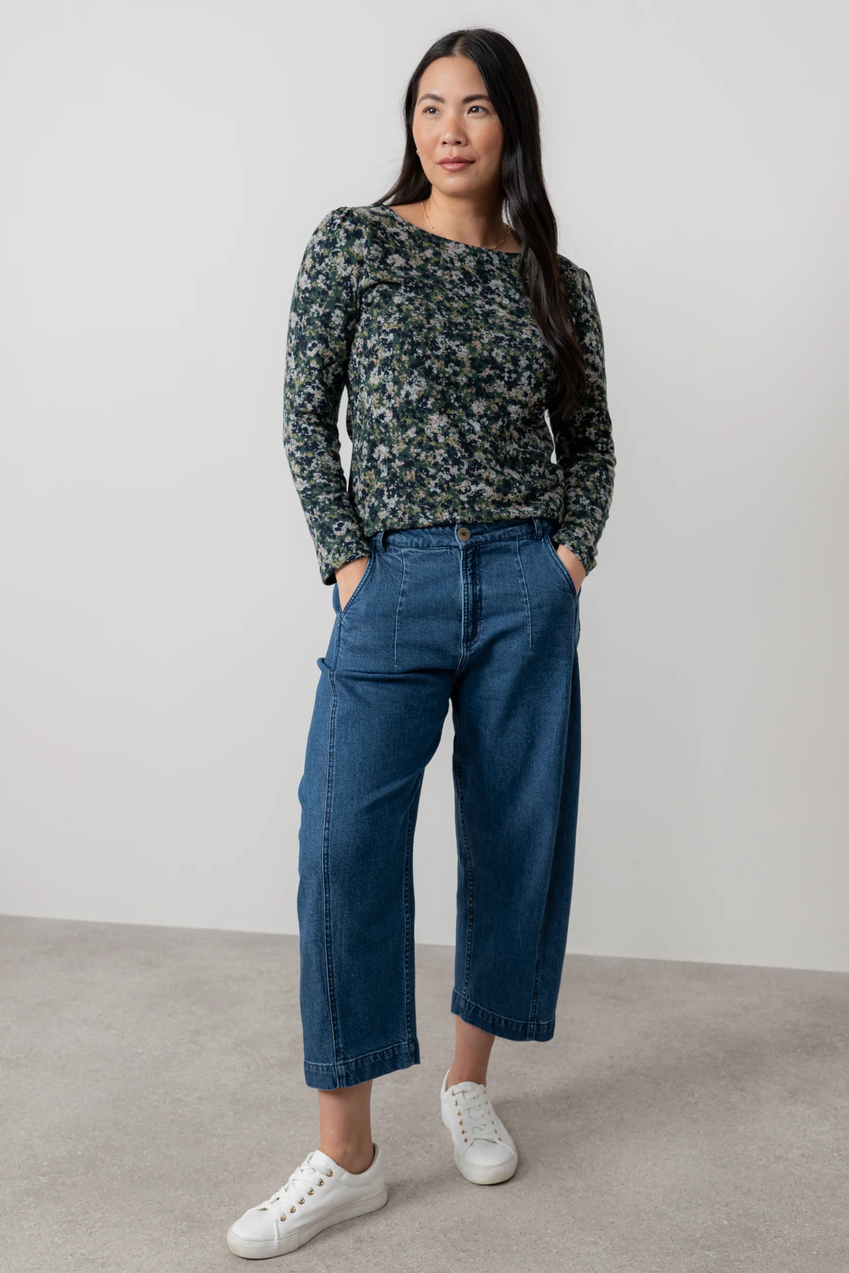 Abigail Brushed Knit Top Green - Image 5