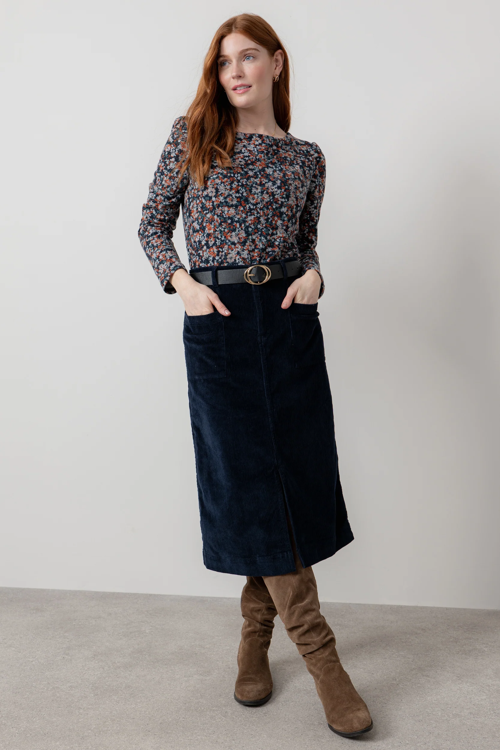 Abigail Brushed Knit Top Red - Image 6