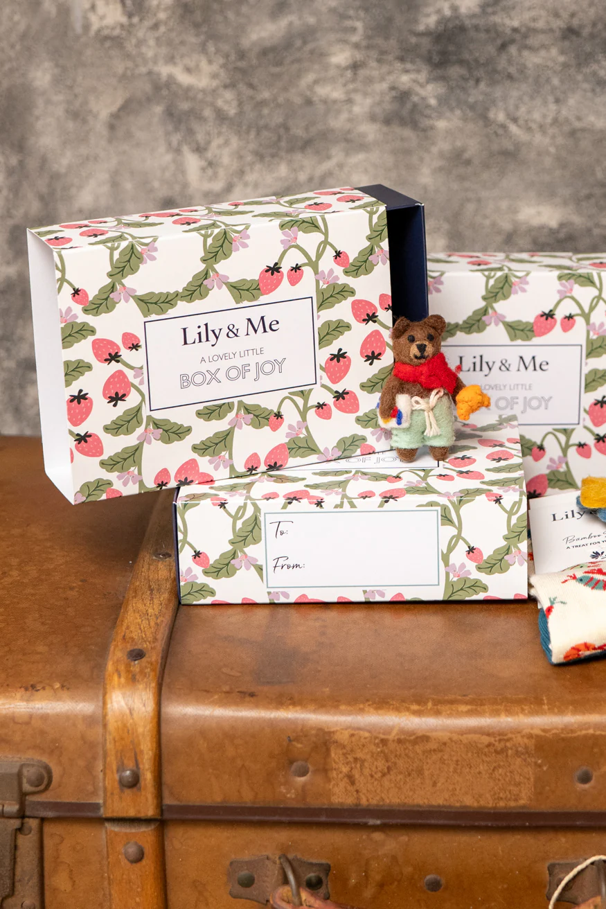 Beau The Bear Bamboo Socks And Decoration Giftbox - Image 2