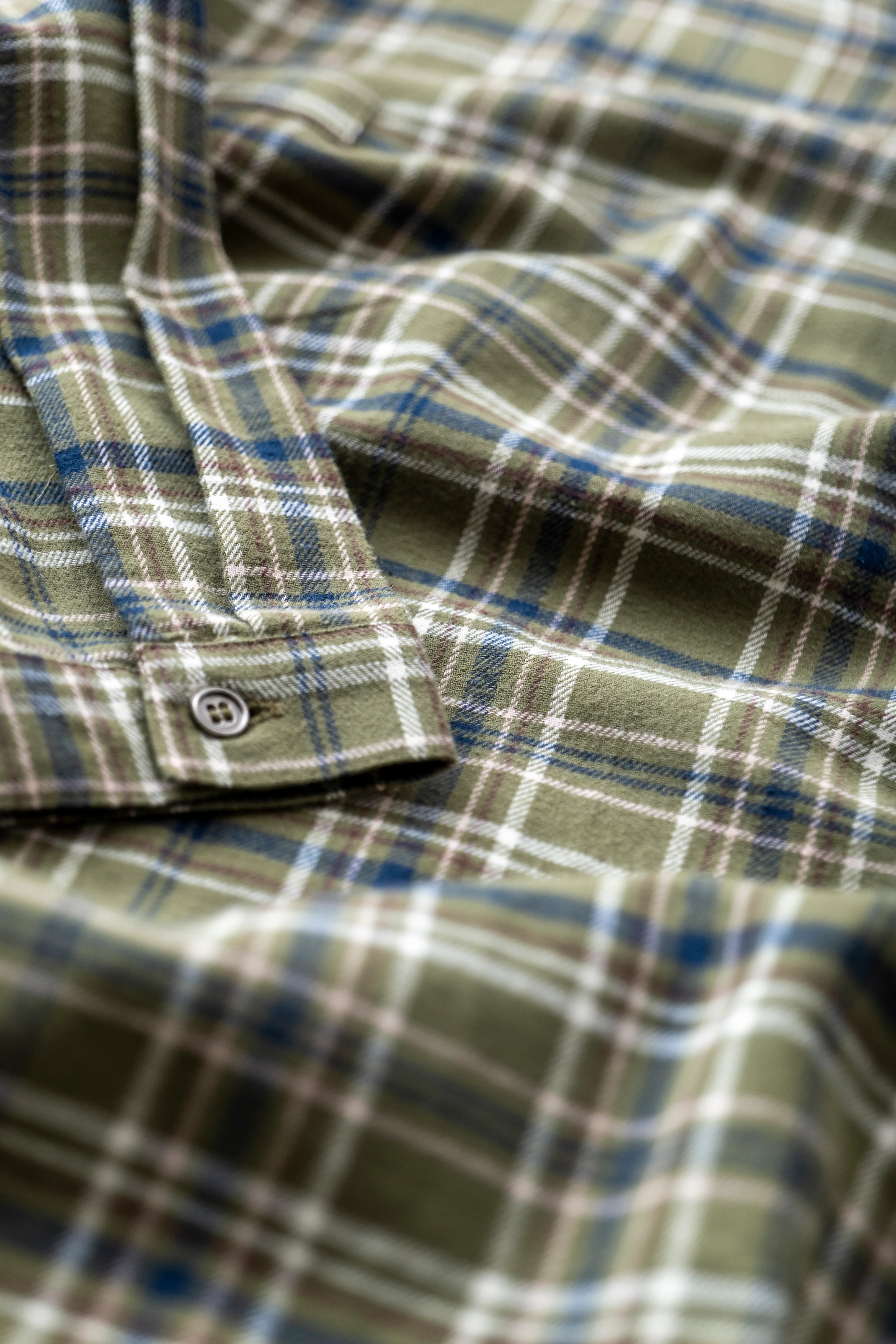 Beech Organic Brushed Cotton Checked Shirt Multicoloured - Image 7