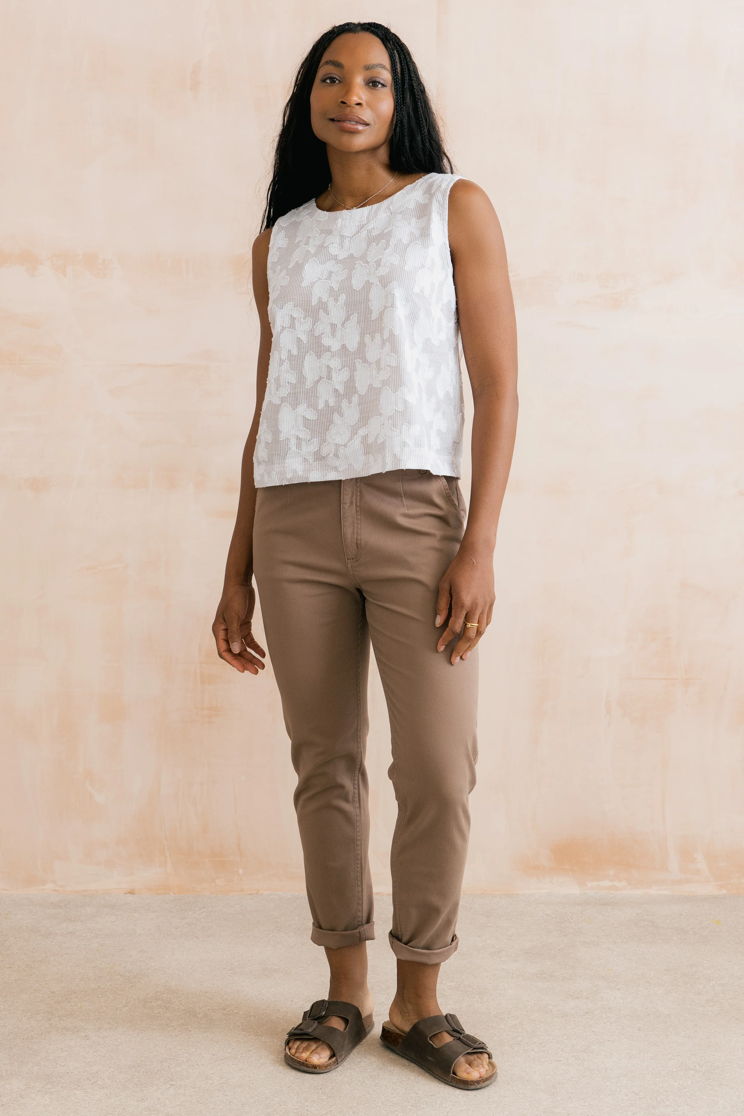 Breaker Stretch Twill Trousers Mocha - Image 5