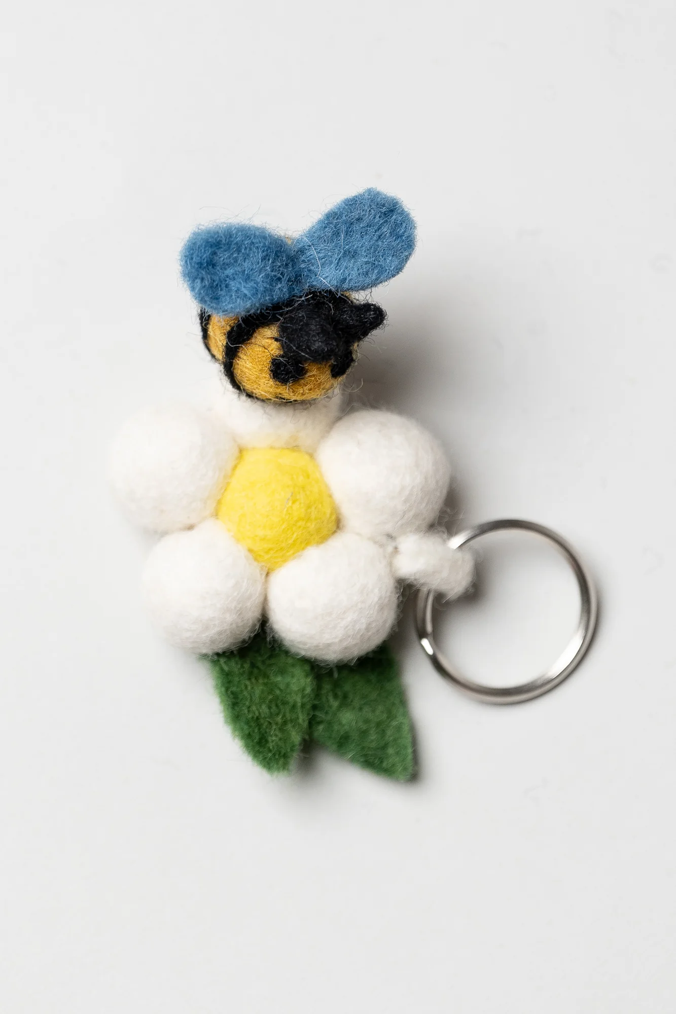 Bumble Bee Felt Keyring - Image 3