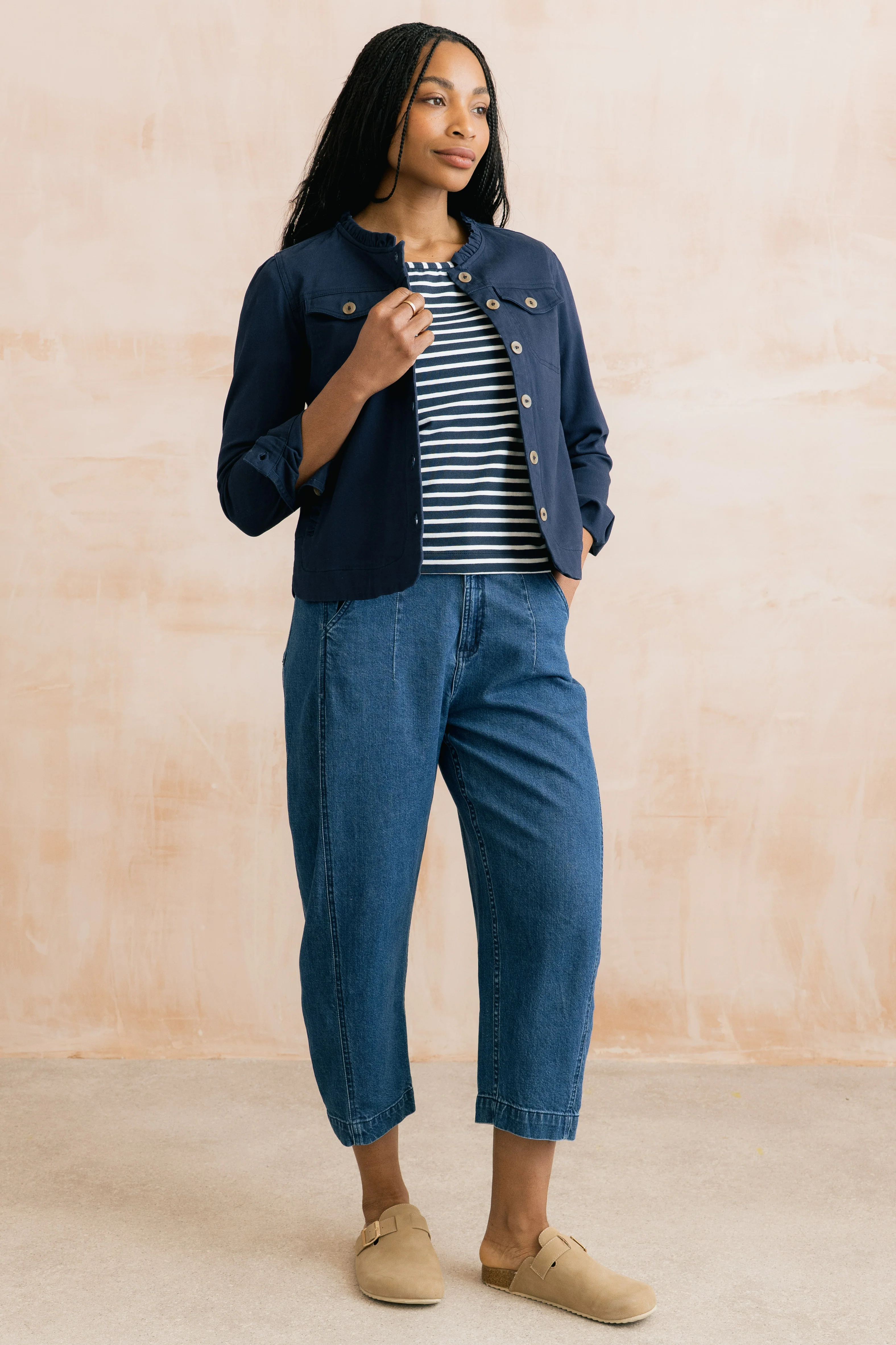 Charlie Barrel Leg Jeans Blue - Image 6