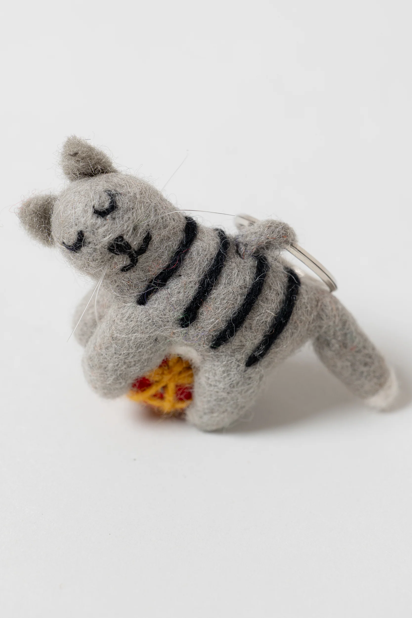 Claudia the Cat Felt Keyring - Image 3