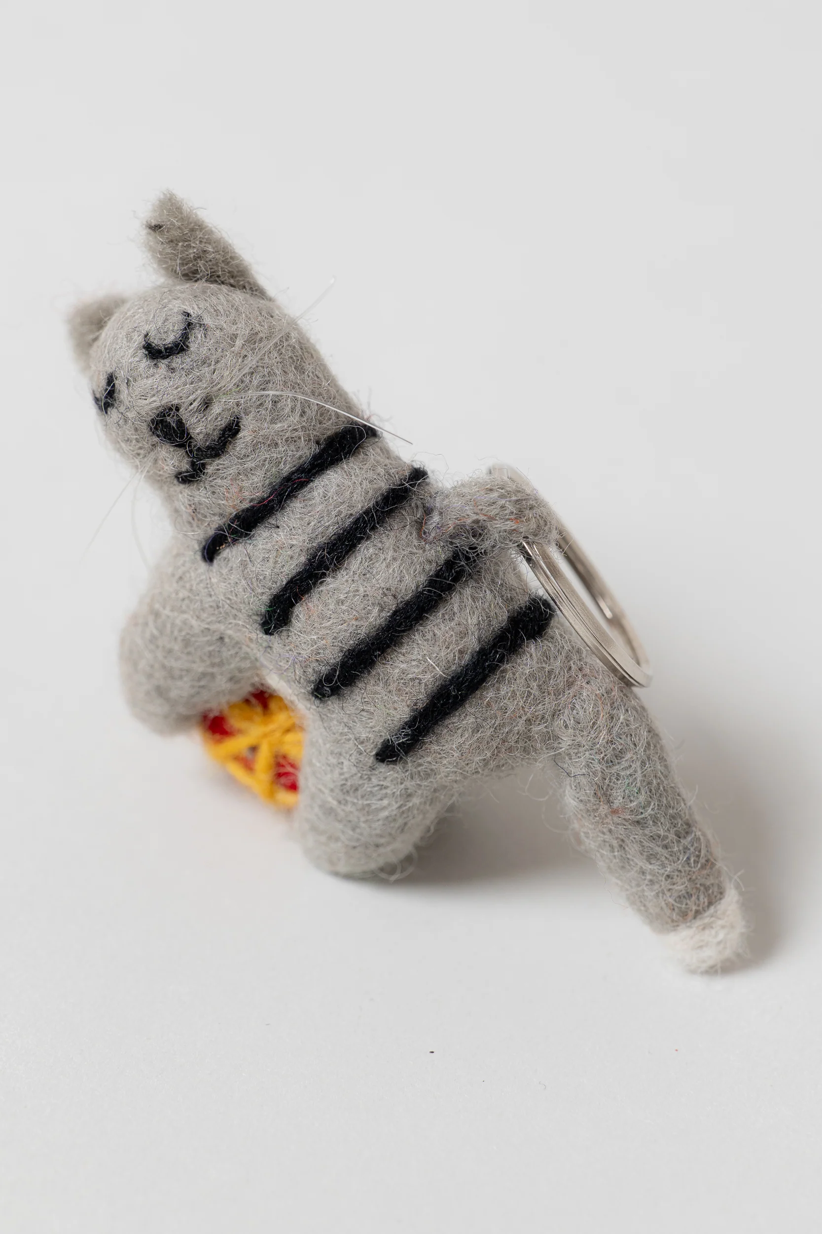 Claudia the Cat Felt Keyring - Image 4
