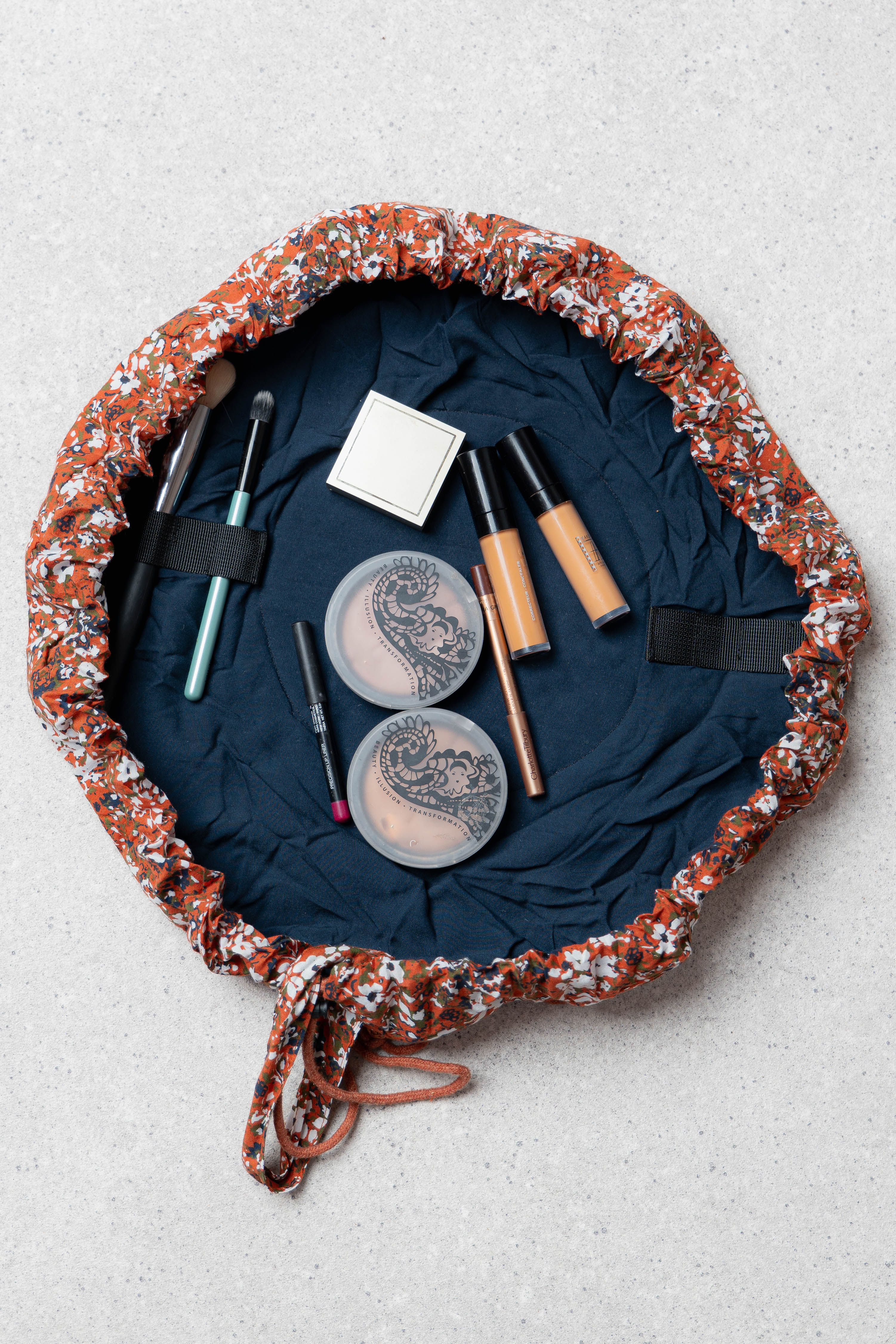 Connie Print Cosmetics Pouch Ginger - Image 4