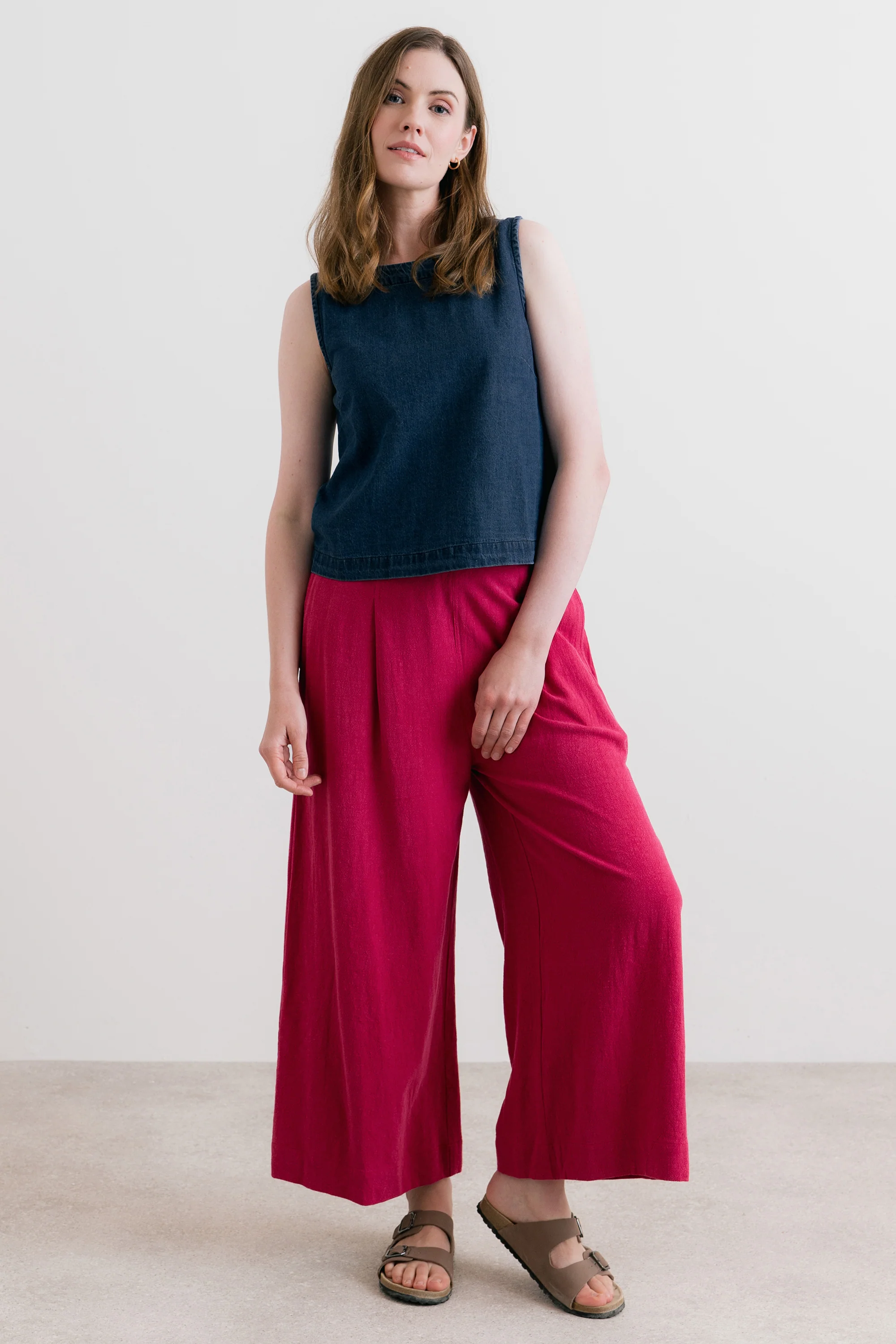 Cora Denim Button Back Vest - Image 6