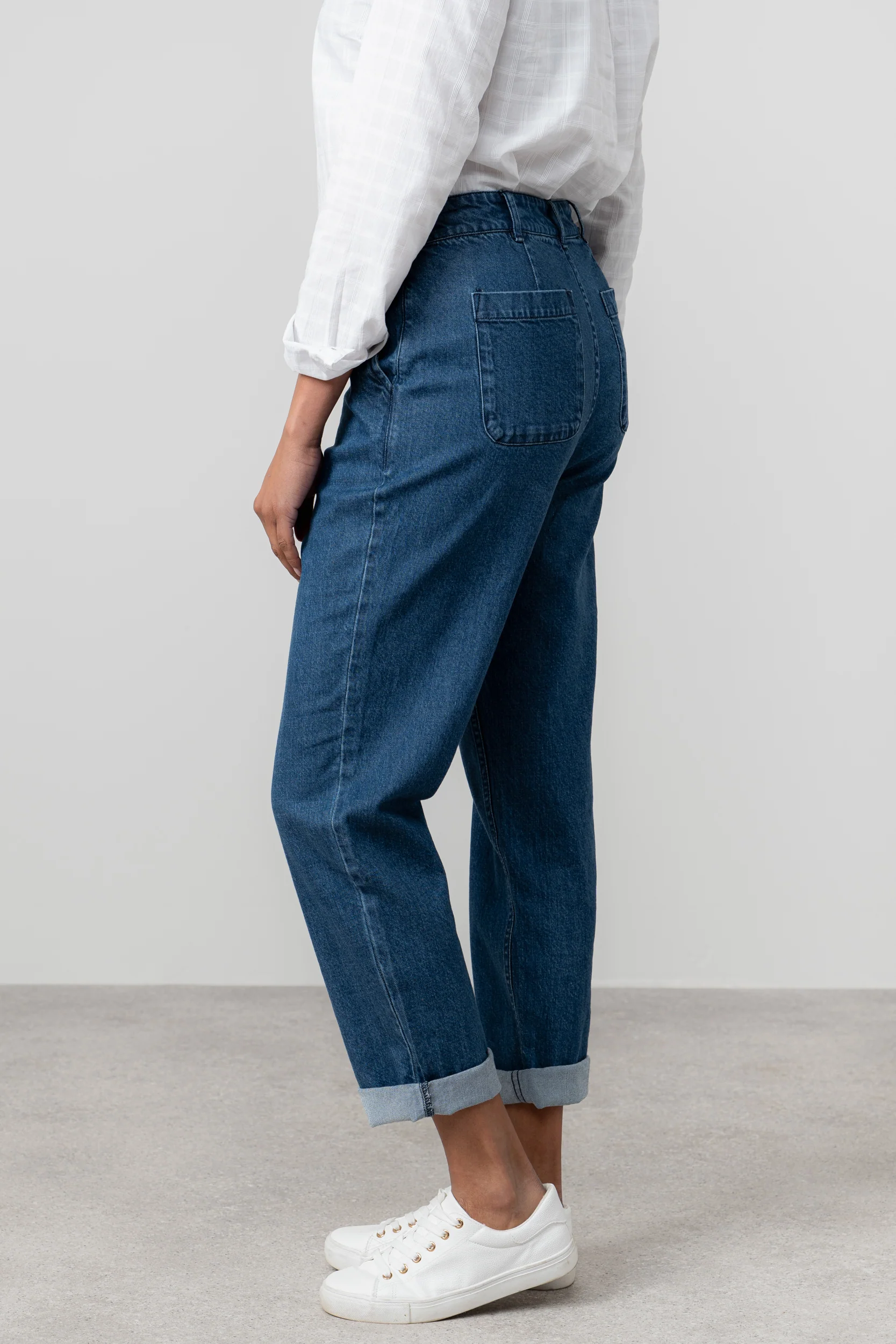 Daybreak Tapered Leg Jeans Blue - Image 5