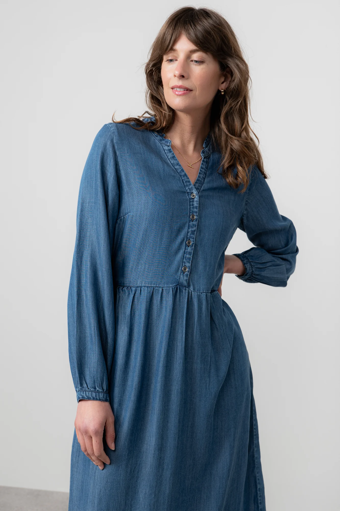 Ellington Tencel™ Denim Midi Dress - Image 3