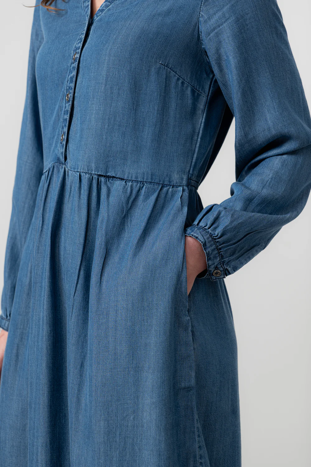 Ellington Tencel™ Denim Midi Dress - Image 6