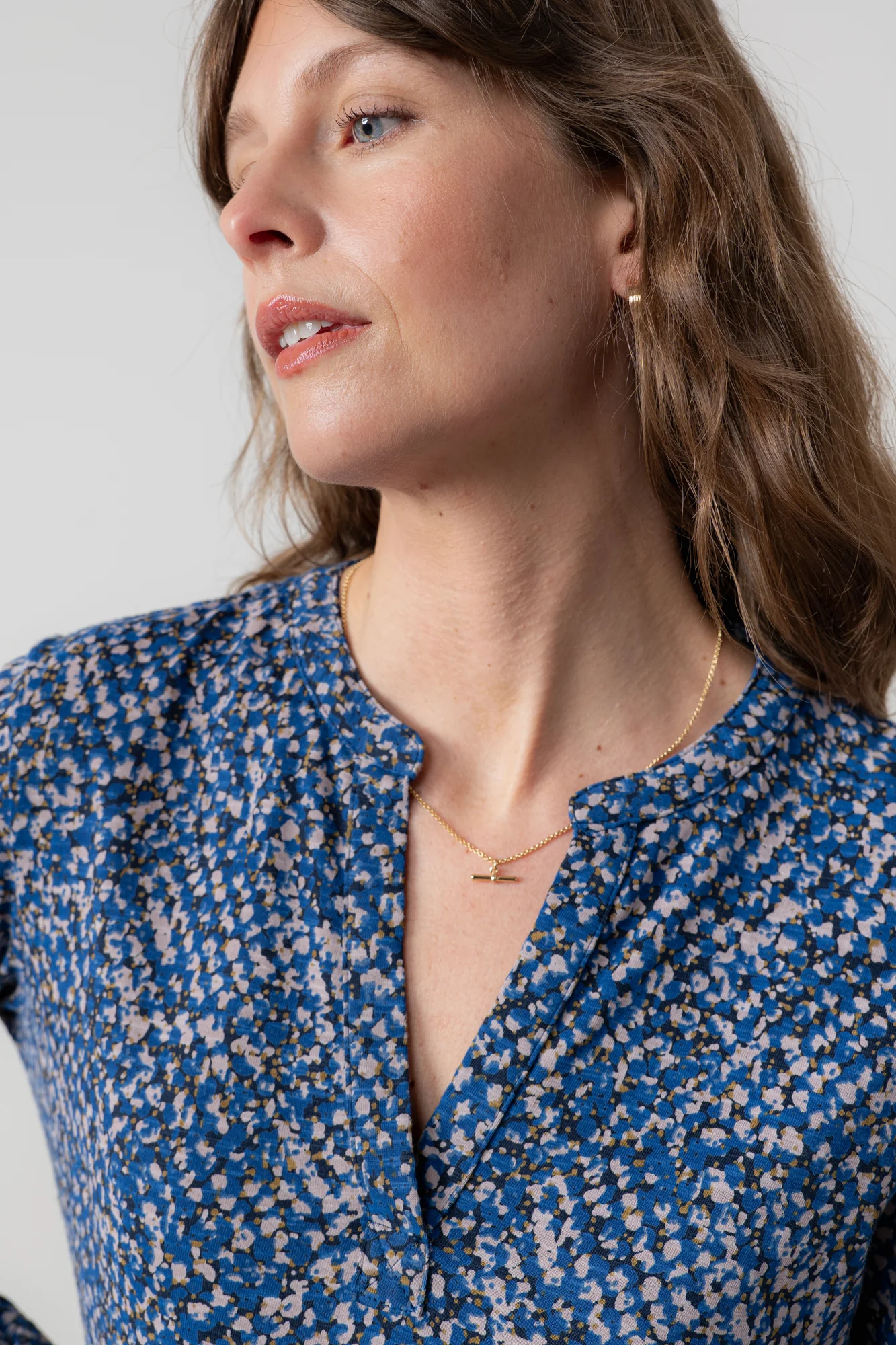 Fable Organic Cotton Jersey Dress Cobalt - Image 6