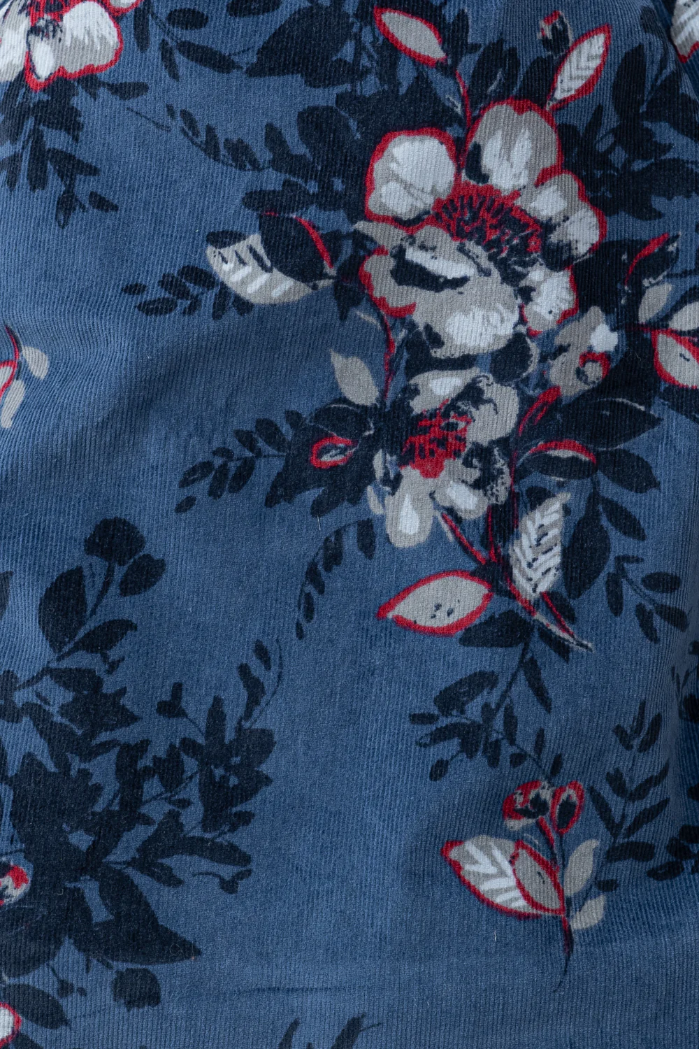 Fabric Gift Bag Vintage Floral Navy - Image 4