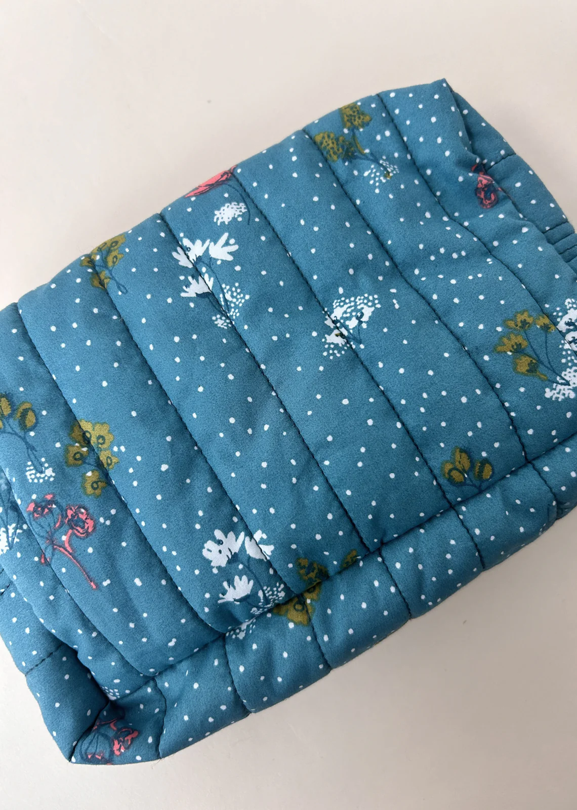 Flower Print Cosmetics Bag - Image 3