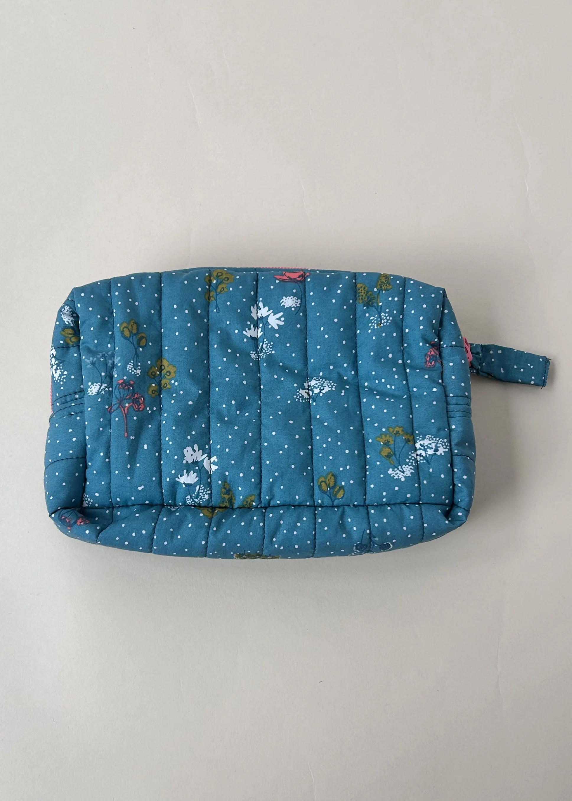 Flower Print Cosmetics Bag - Image 4