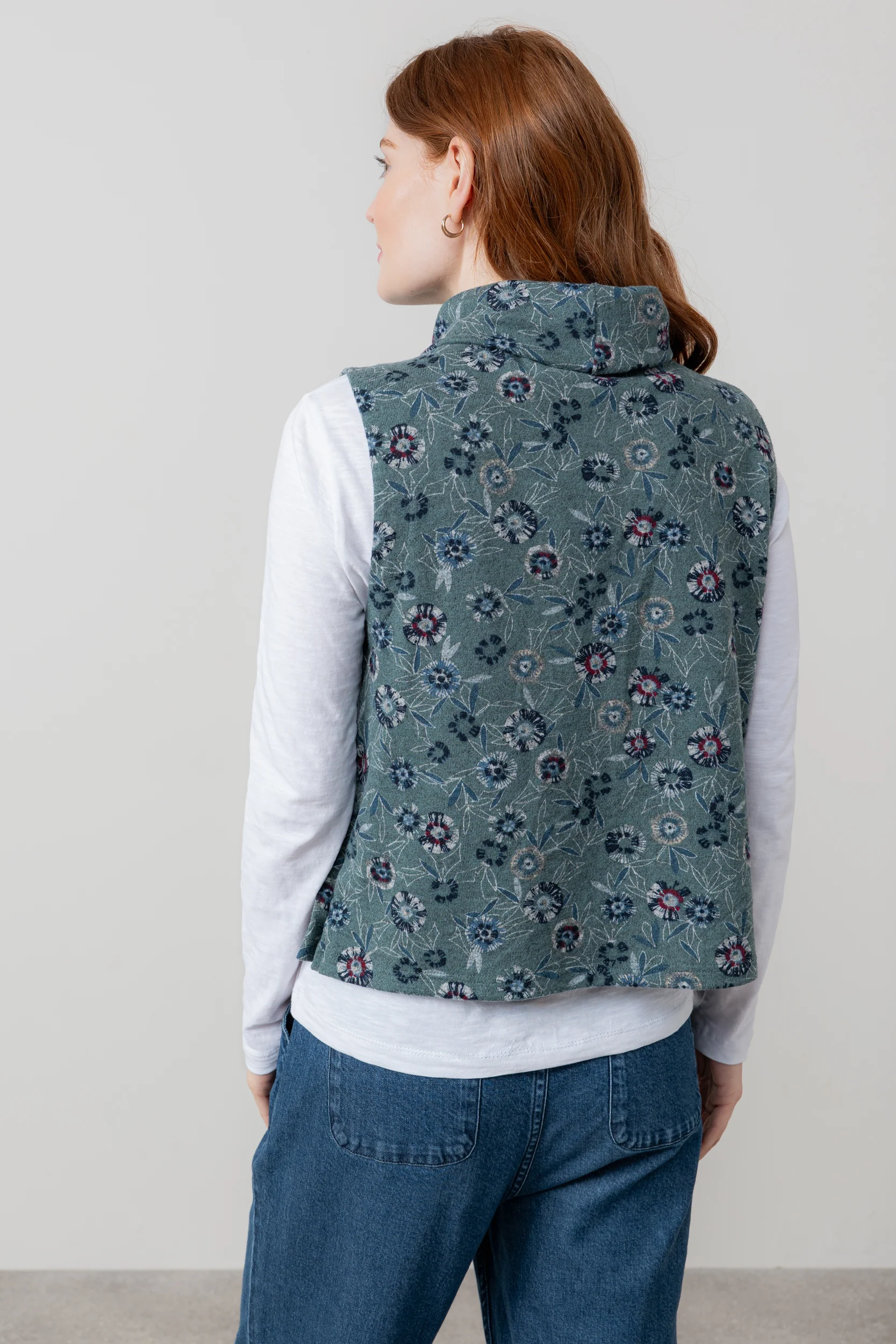 Hawthorn Cowl Neck Tank Top Sea Mist - Image 4