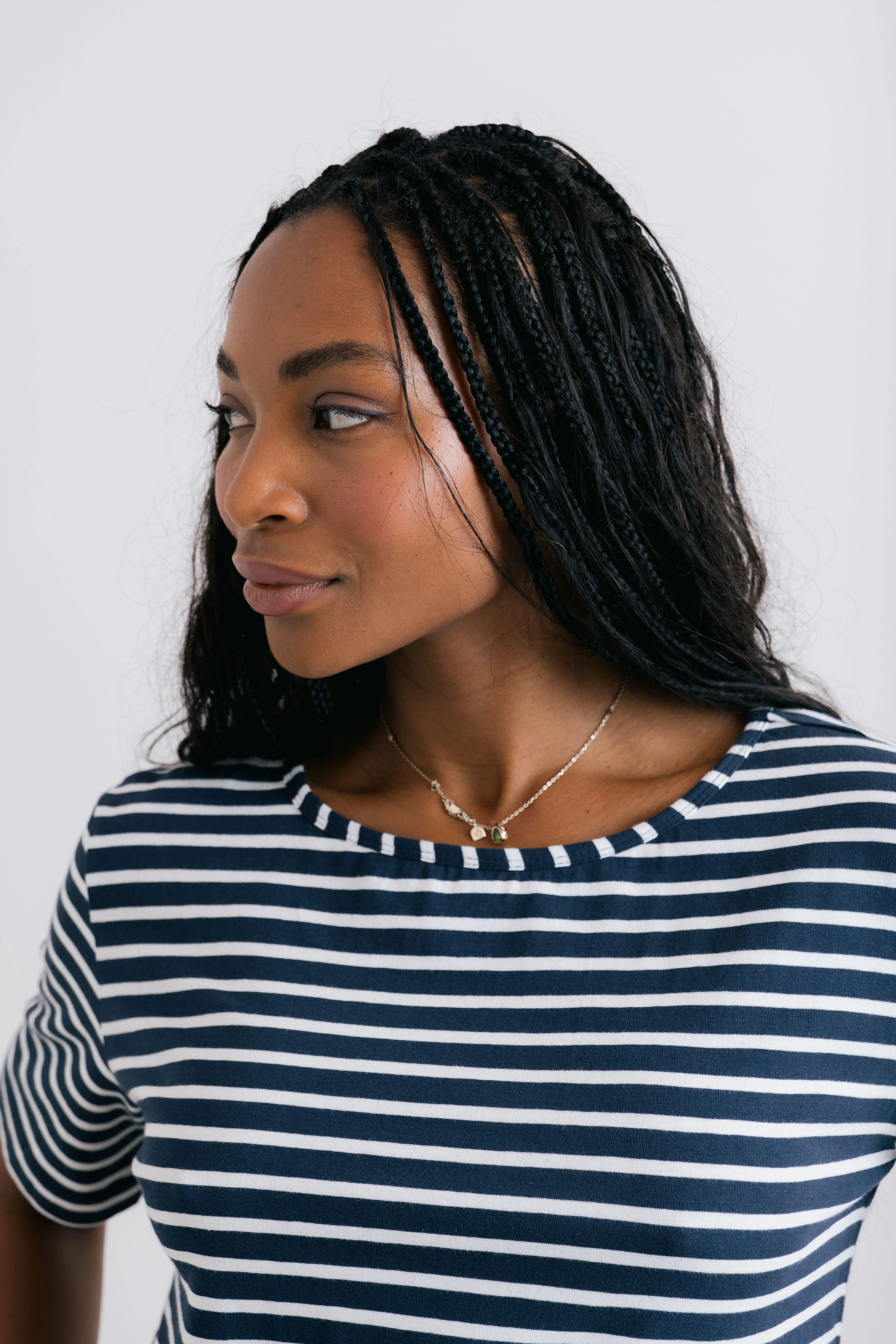 Kite Boxy Stripe T-Shirt Navy - Image 3