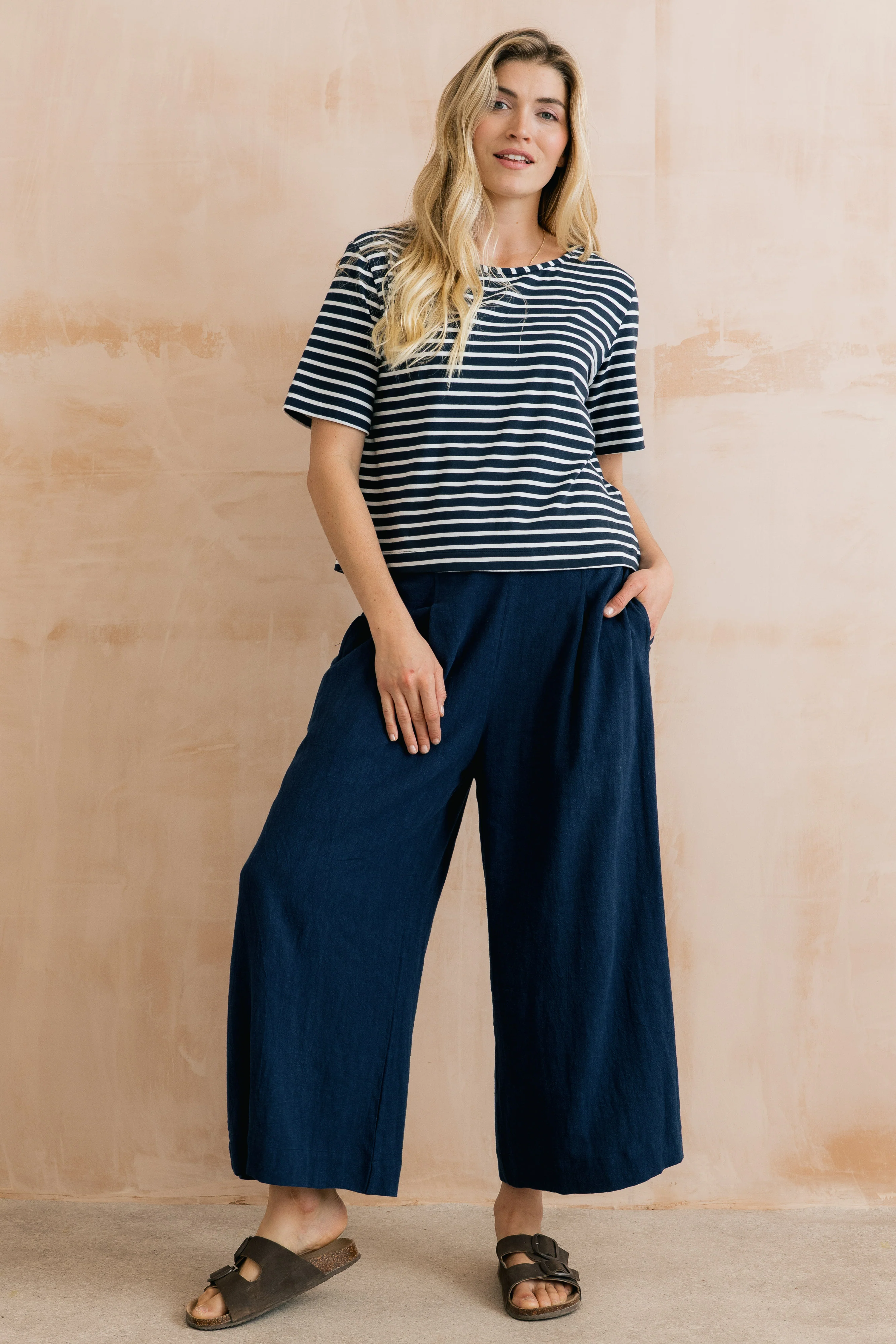 Kite Boxy Stripe T-Shirt Navy - Image 5
