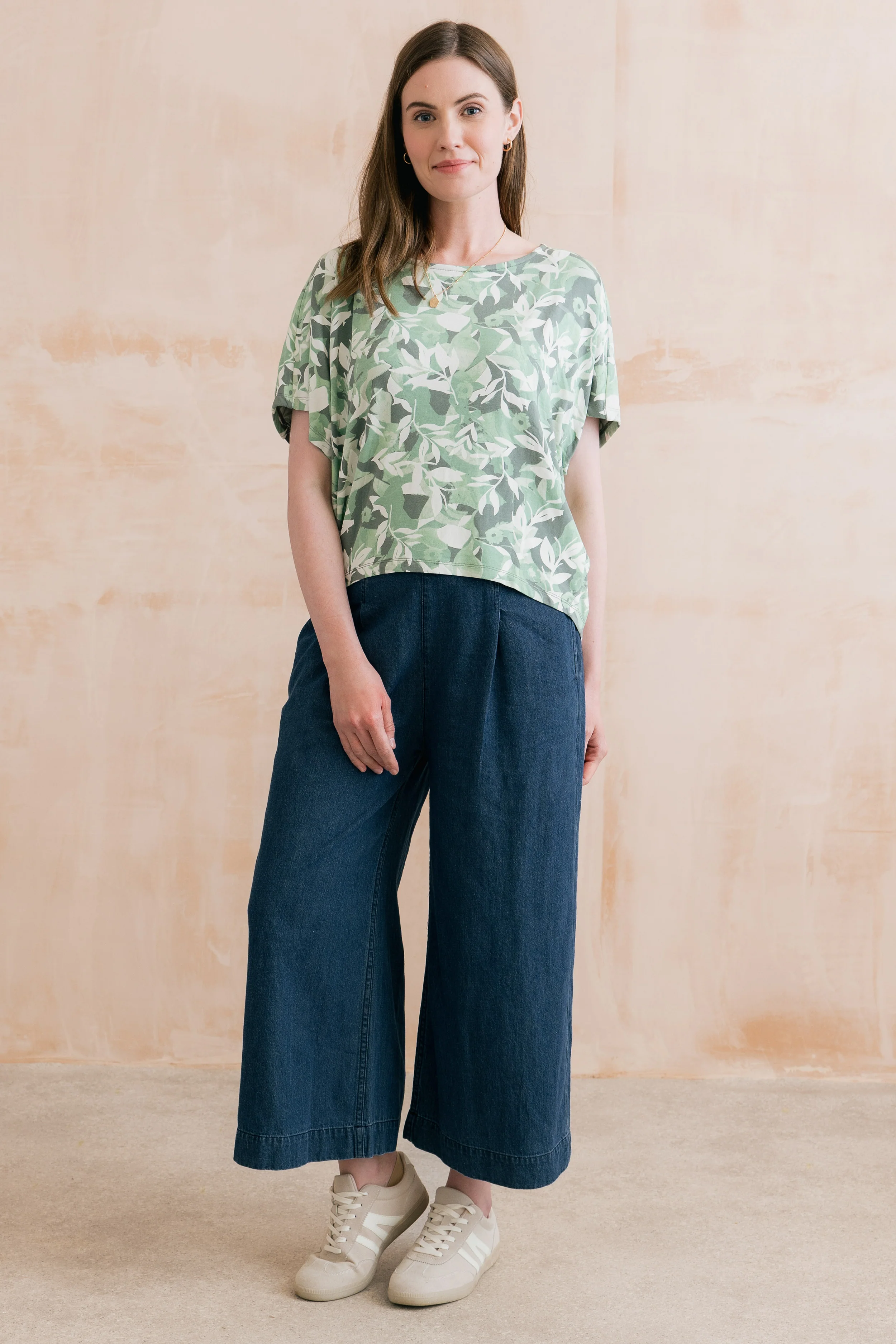 Laburnum Printed Jersey Shell Top - Image 2