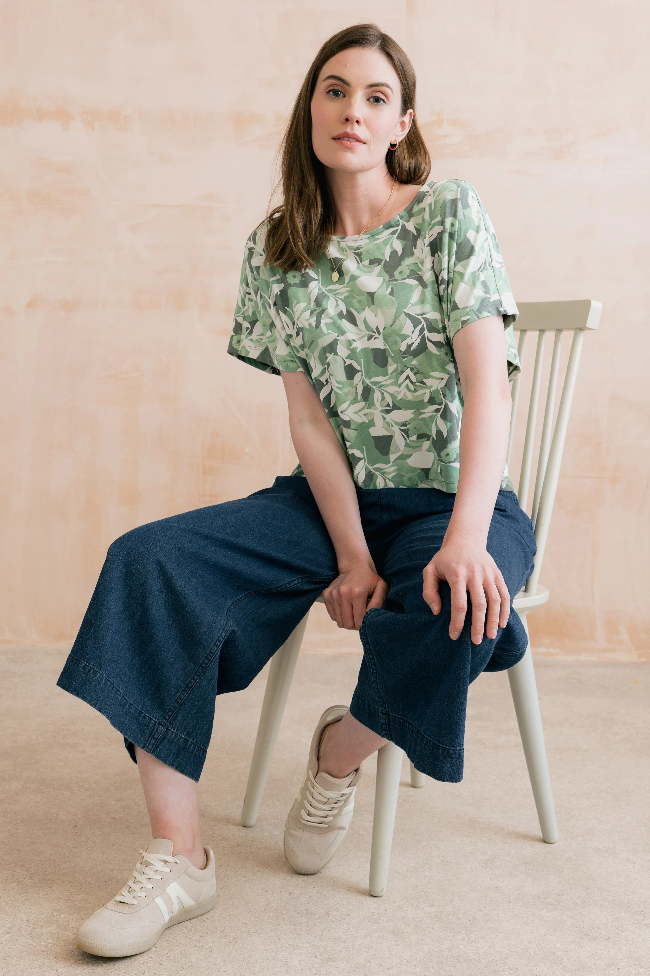 Laburnum Printed Jersey Shell Top - Image 3