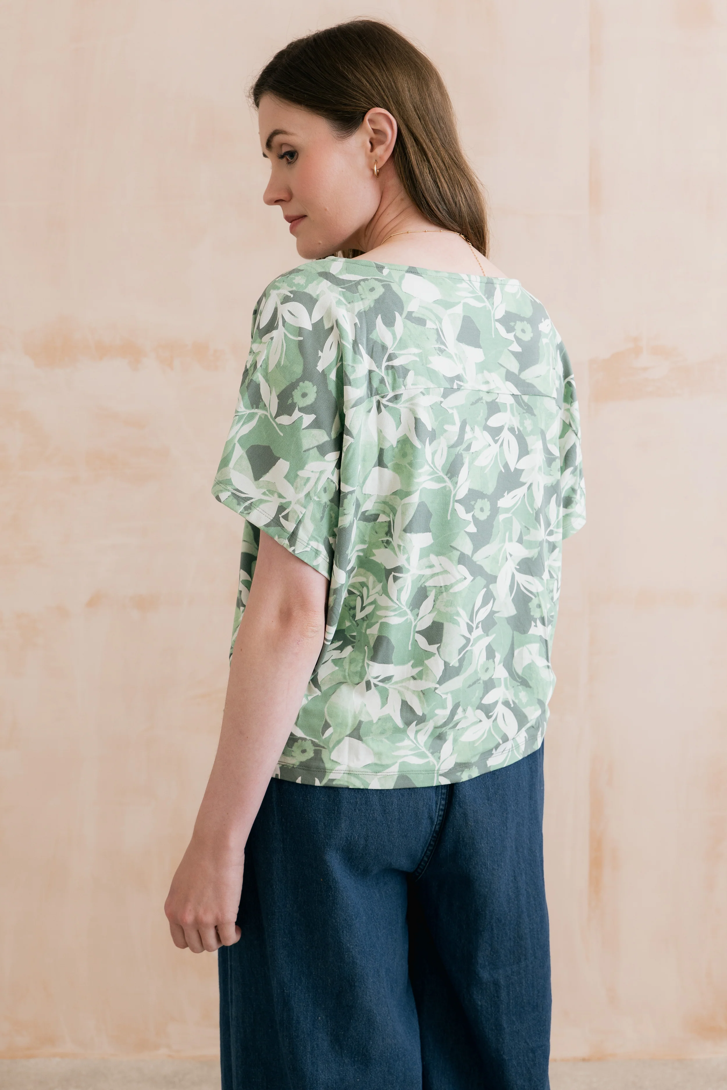 Laburnum Printed Jersey Shell Top - Image 4