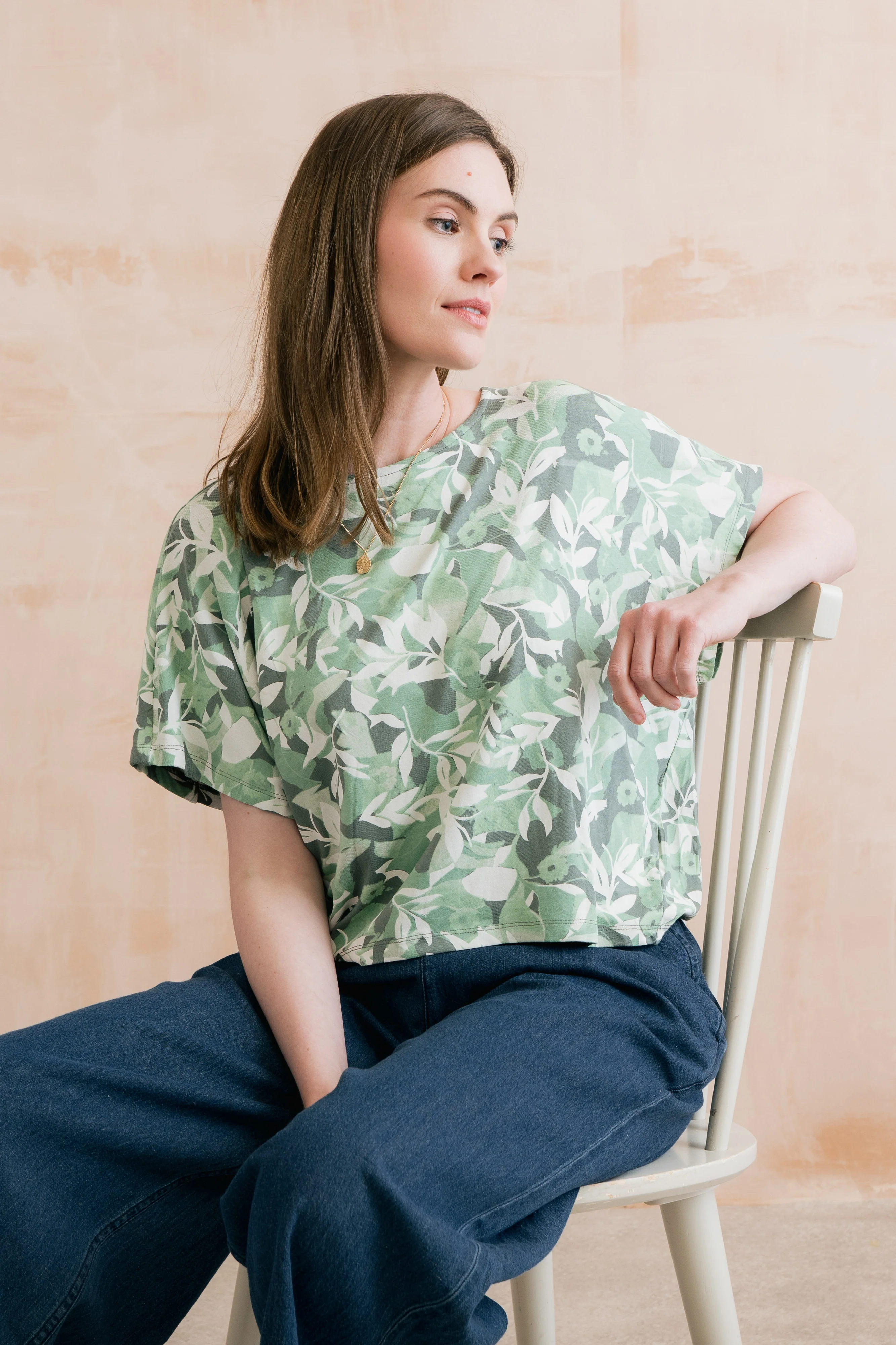 Laburnum Printed Jersey Shell Top - Image 5