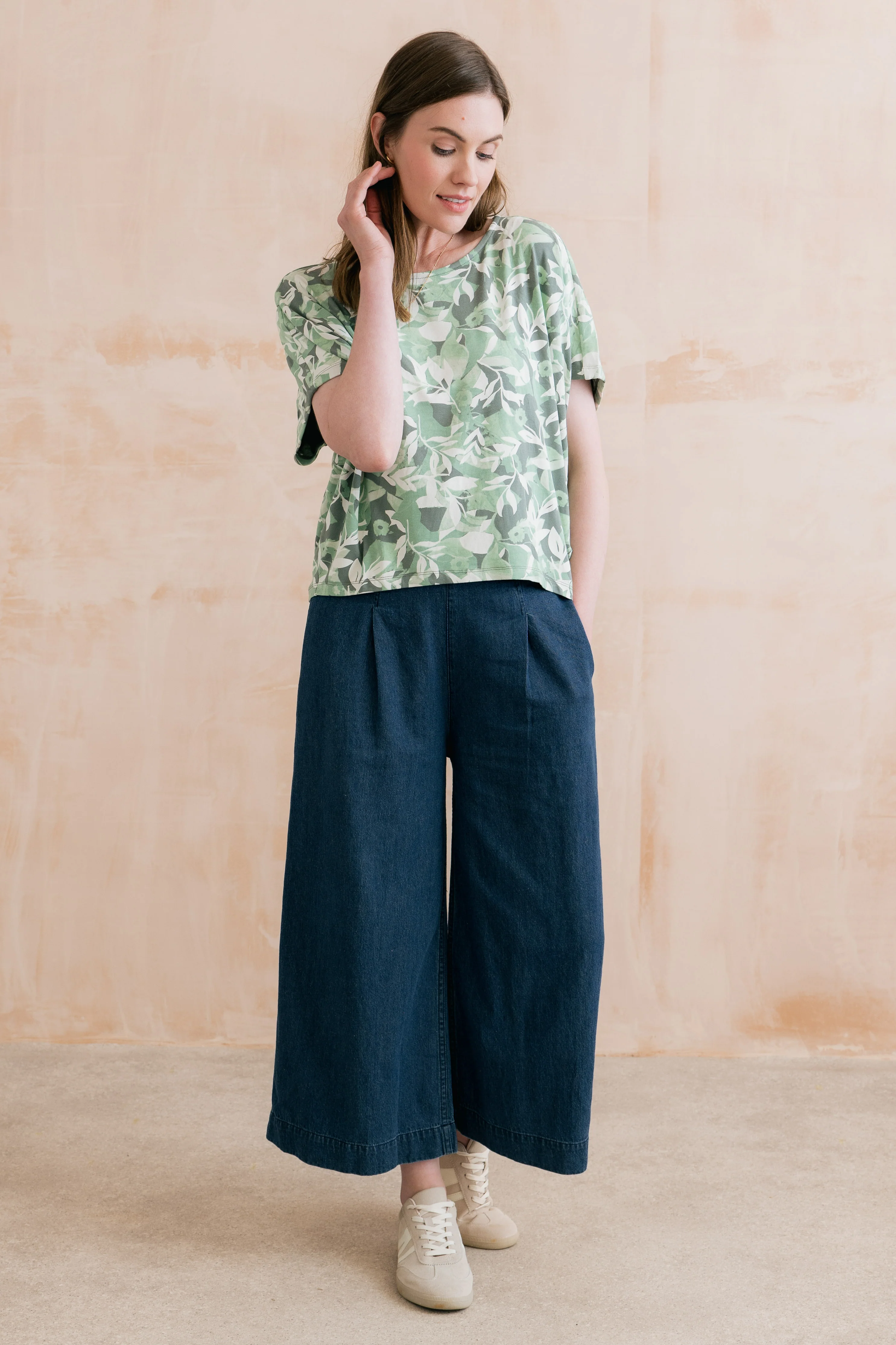 Laburnum Printed Jersey Shell Top - Image 6