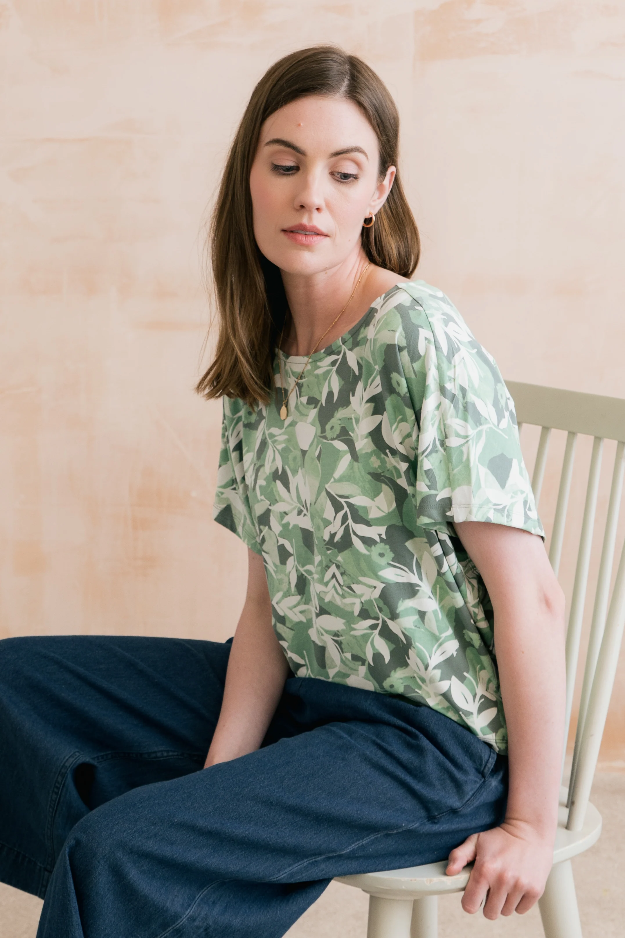 Laburnum Printed Jersey Shell Top - Image 7
