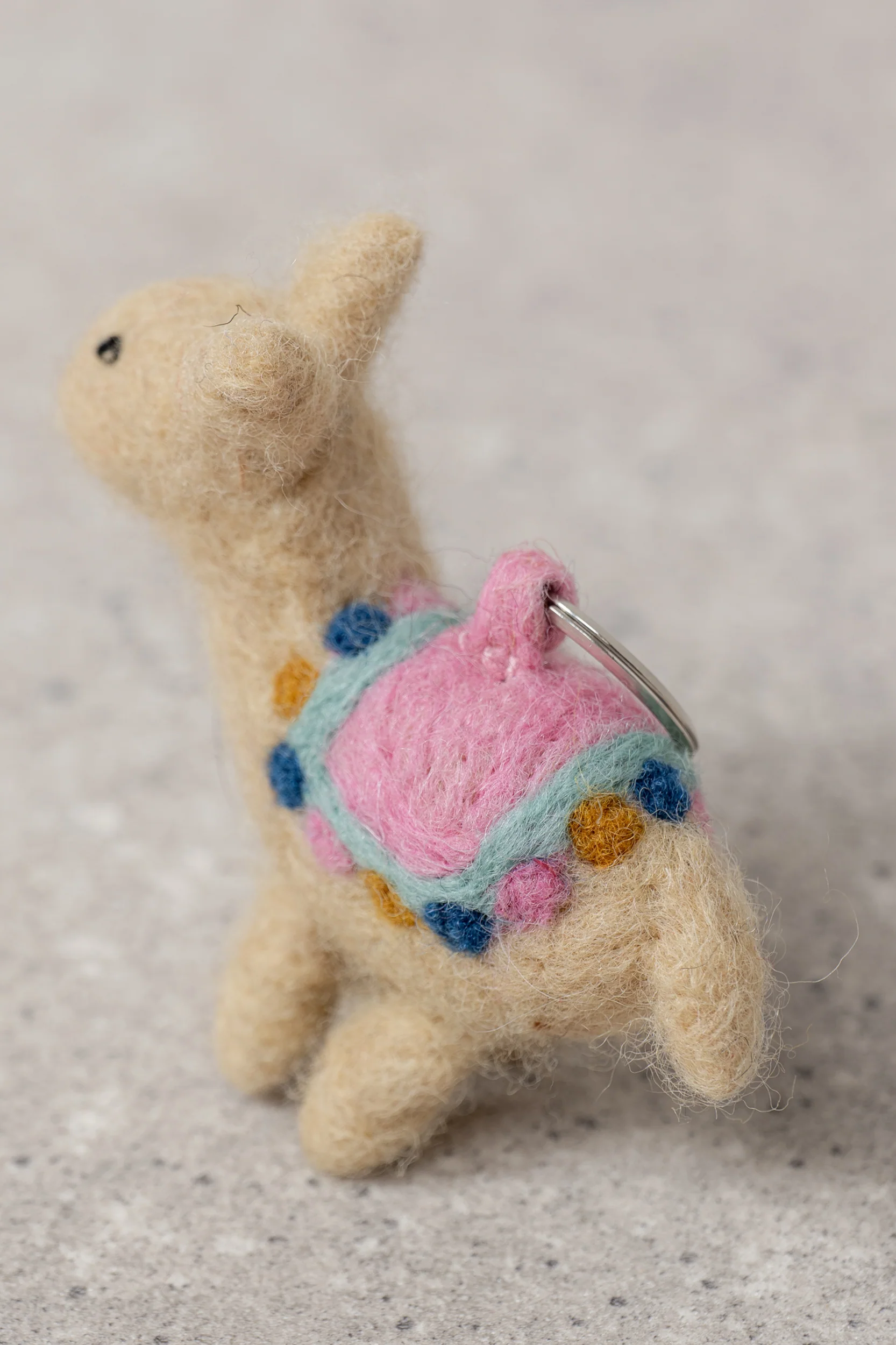 Laughing Llama Felt Keyring Assorted - Image 3