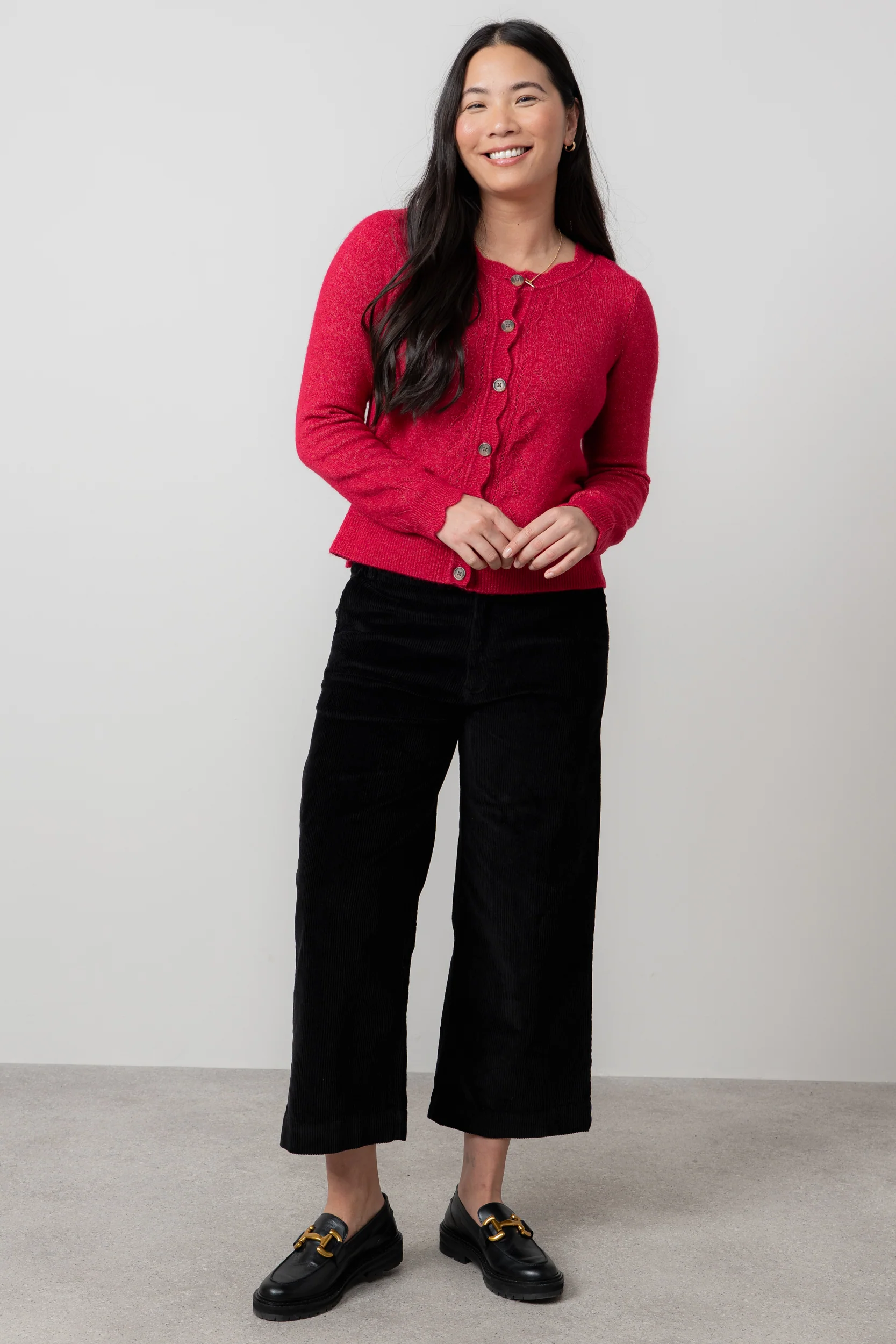 Layla Pointelle Knit Cardigan - Image 6