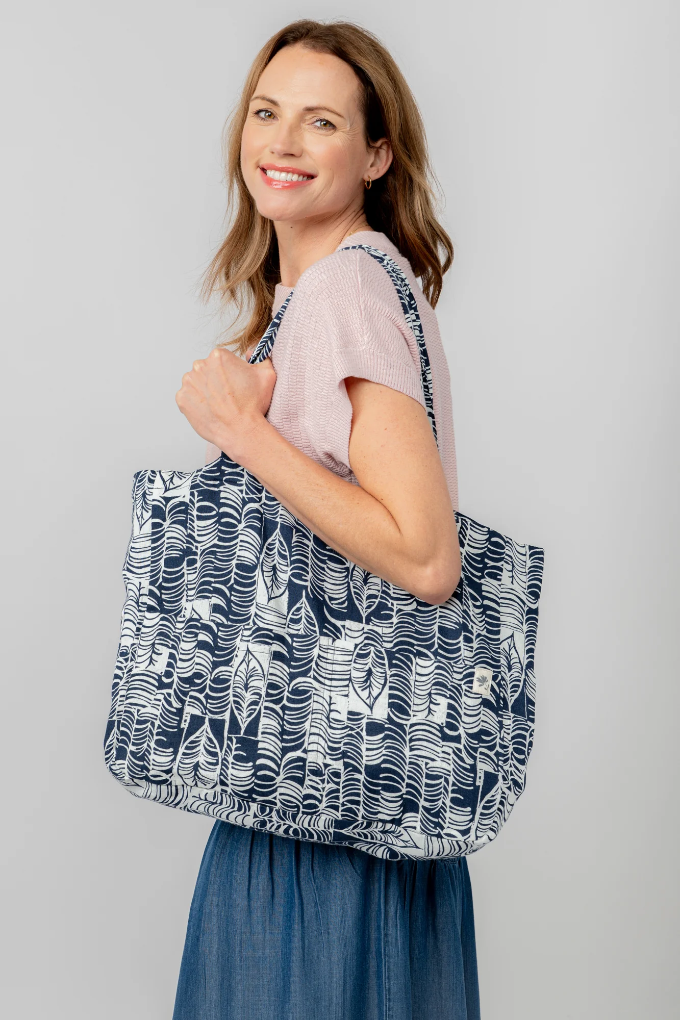Linen Tote Bag Birch - Image 5