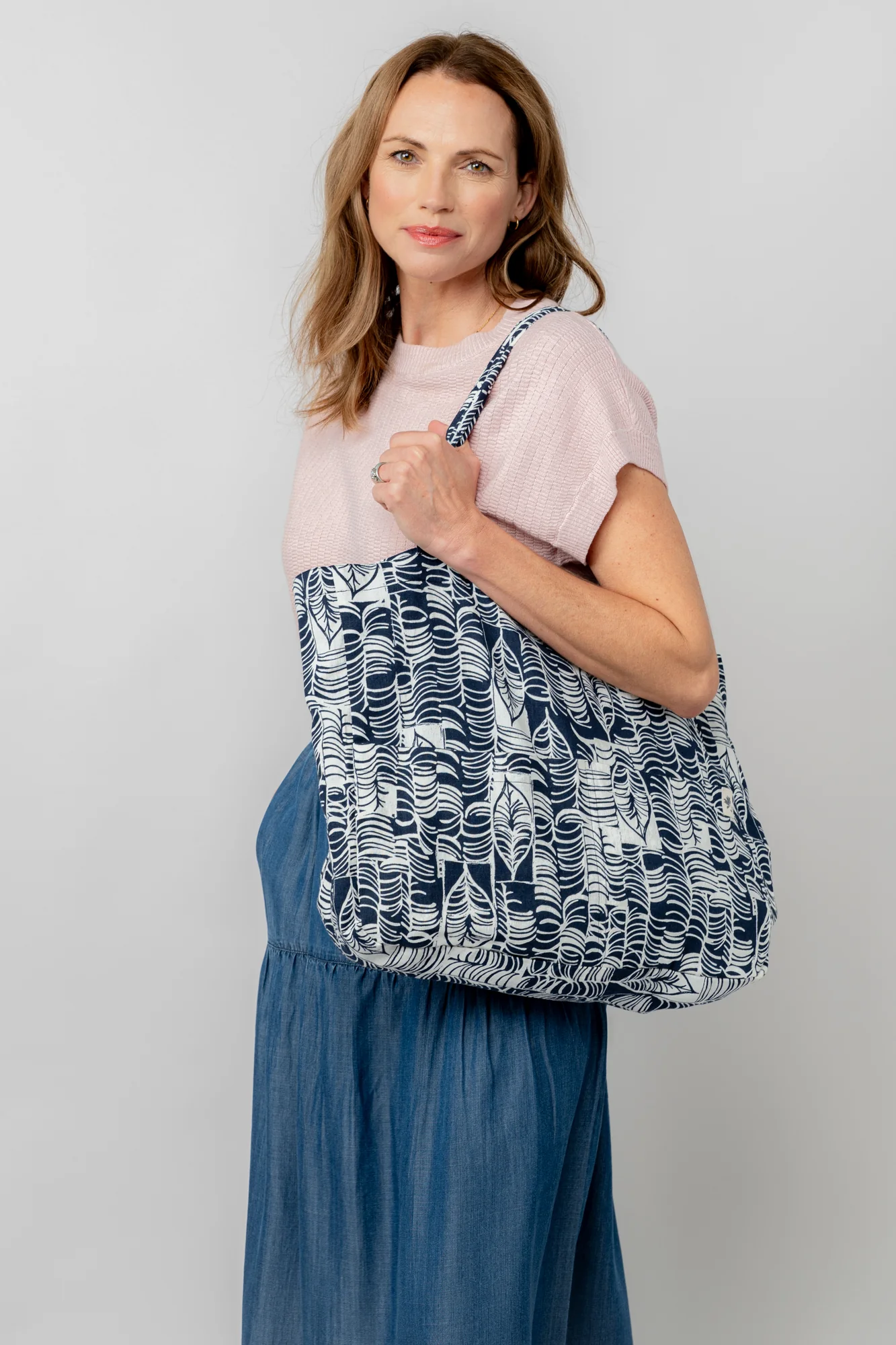 Linen Tote Bag Birch - Image 6