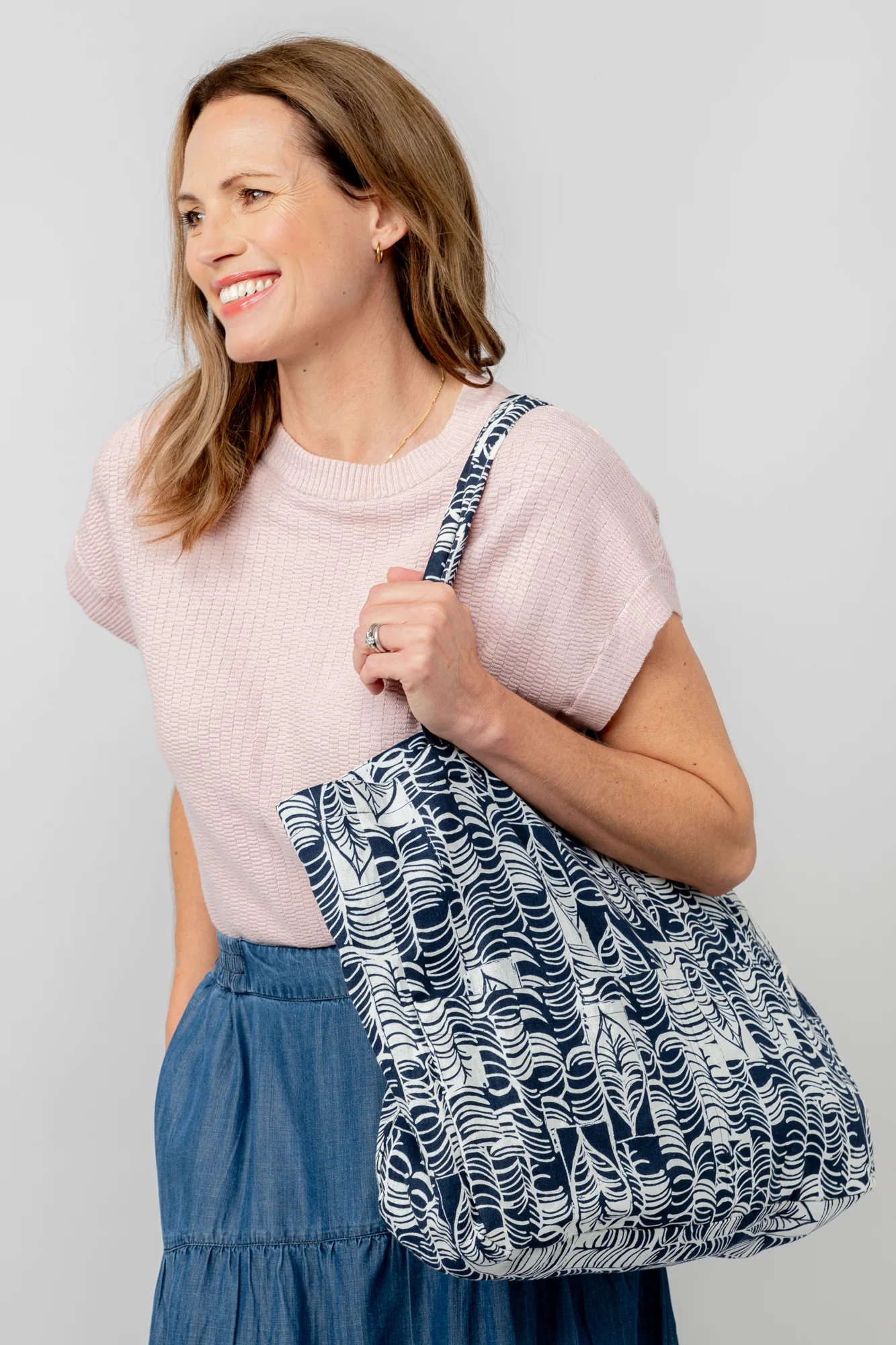 Linen Tote Bag Birch - Image 7