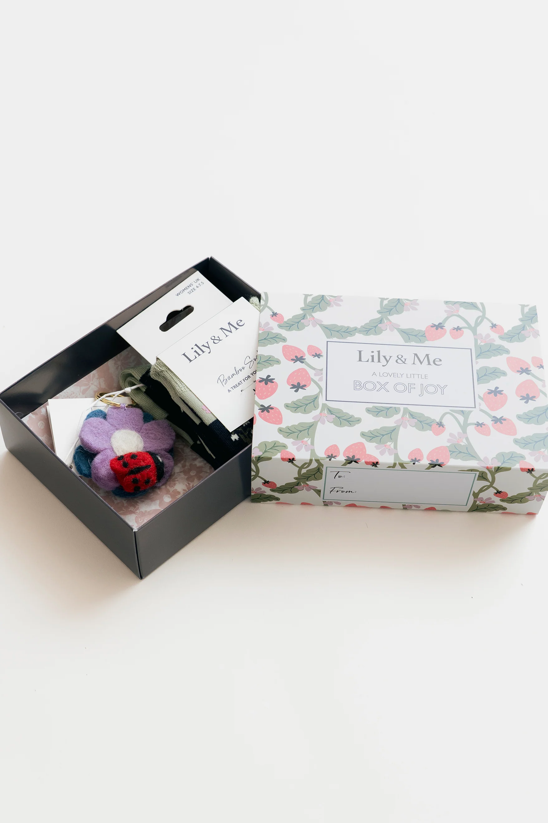 Lucy The Ladybird Bamboo Socks And Decoration Giftbox - Image 2
