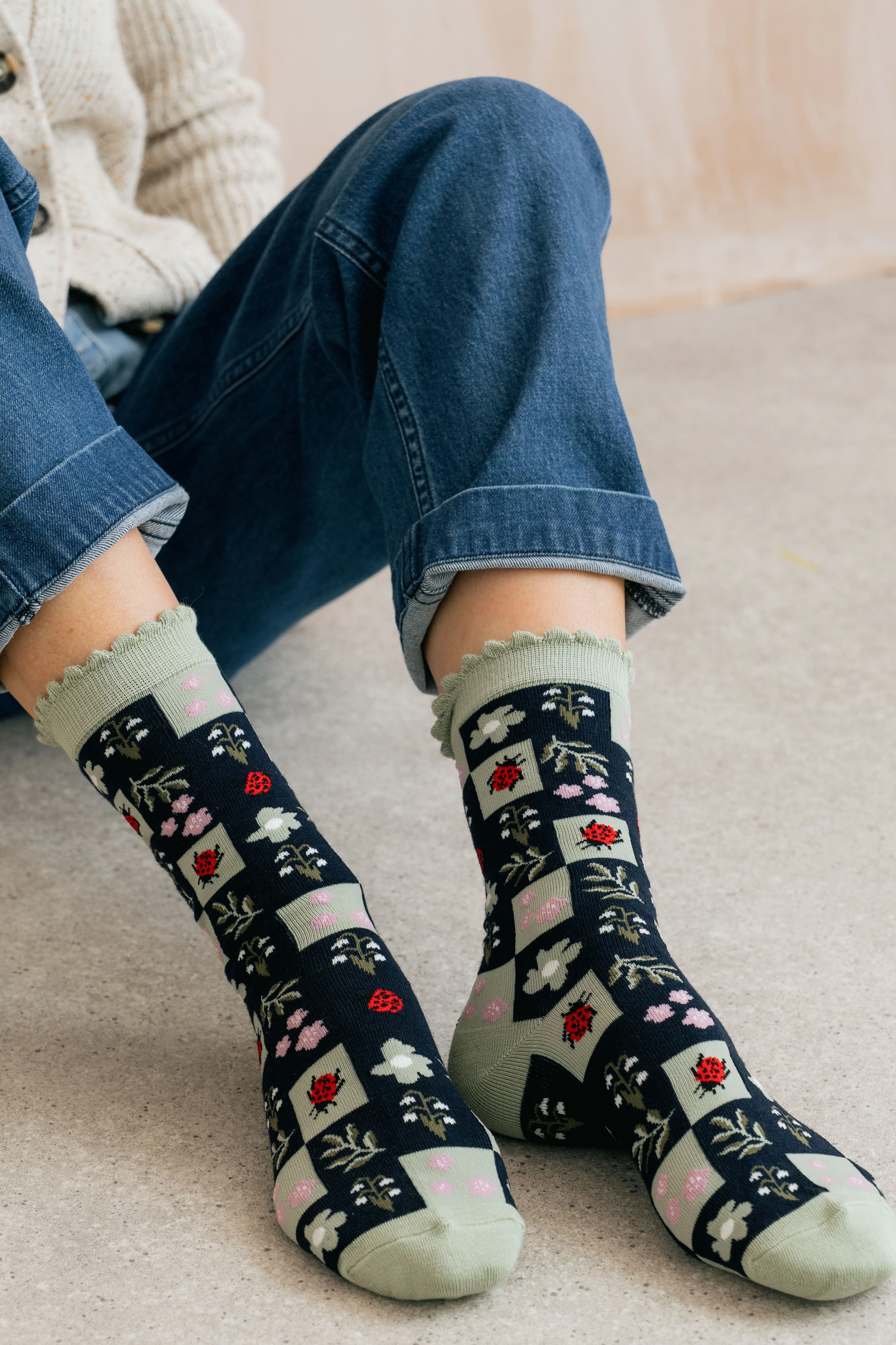 Lucy The Ladybird Bamboo Socks And Decoration Giftbox - Image 5