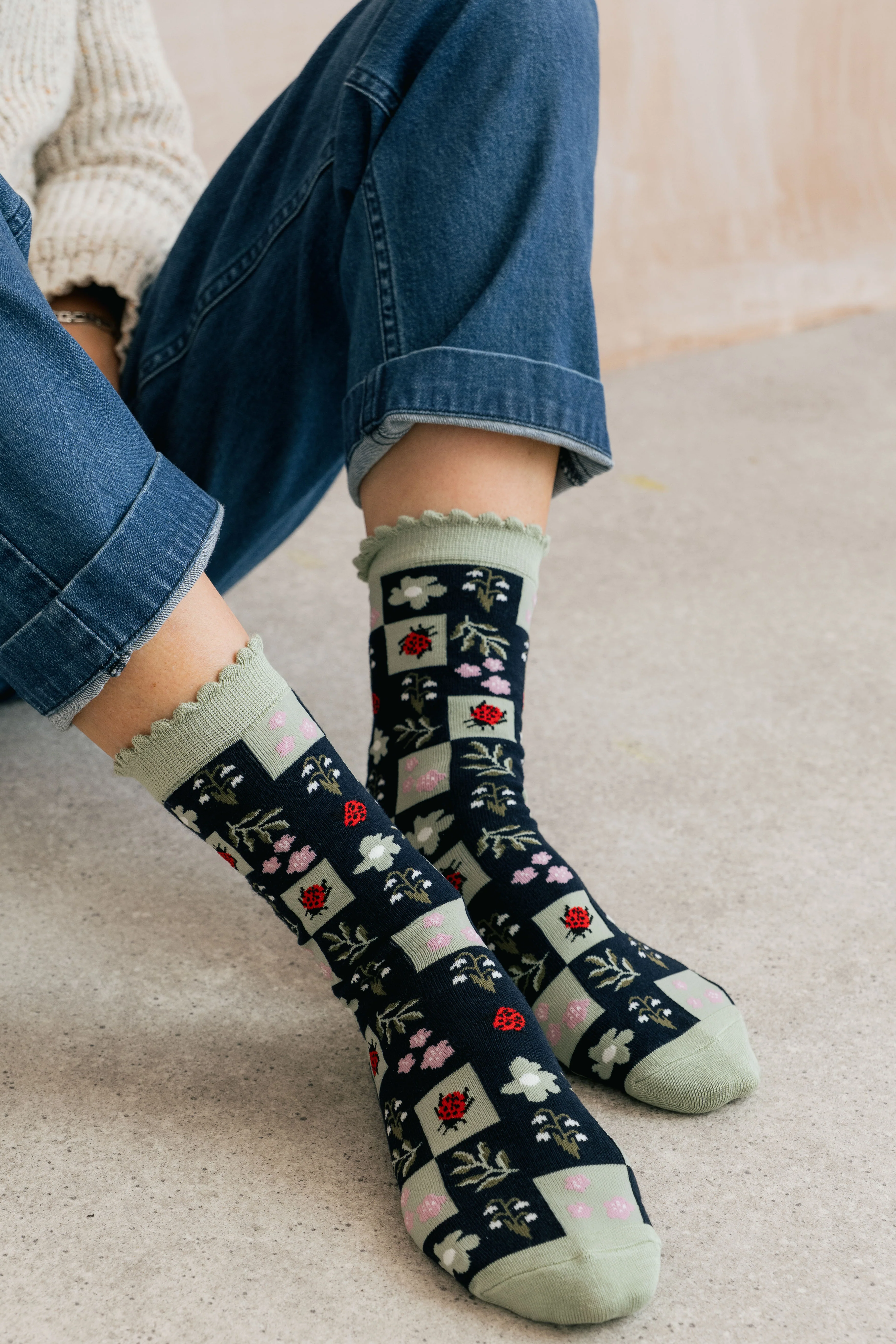 Lucy The Ladybird Bamboo Socks And Decoration Giftbox - Image 8