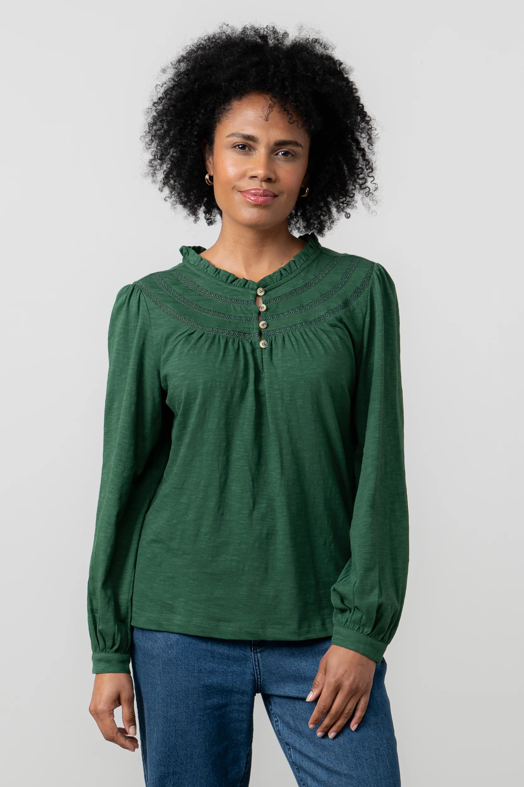 Luna Organic Cotton Pine Green - Image 3