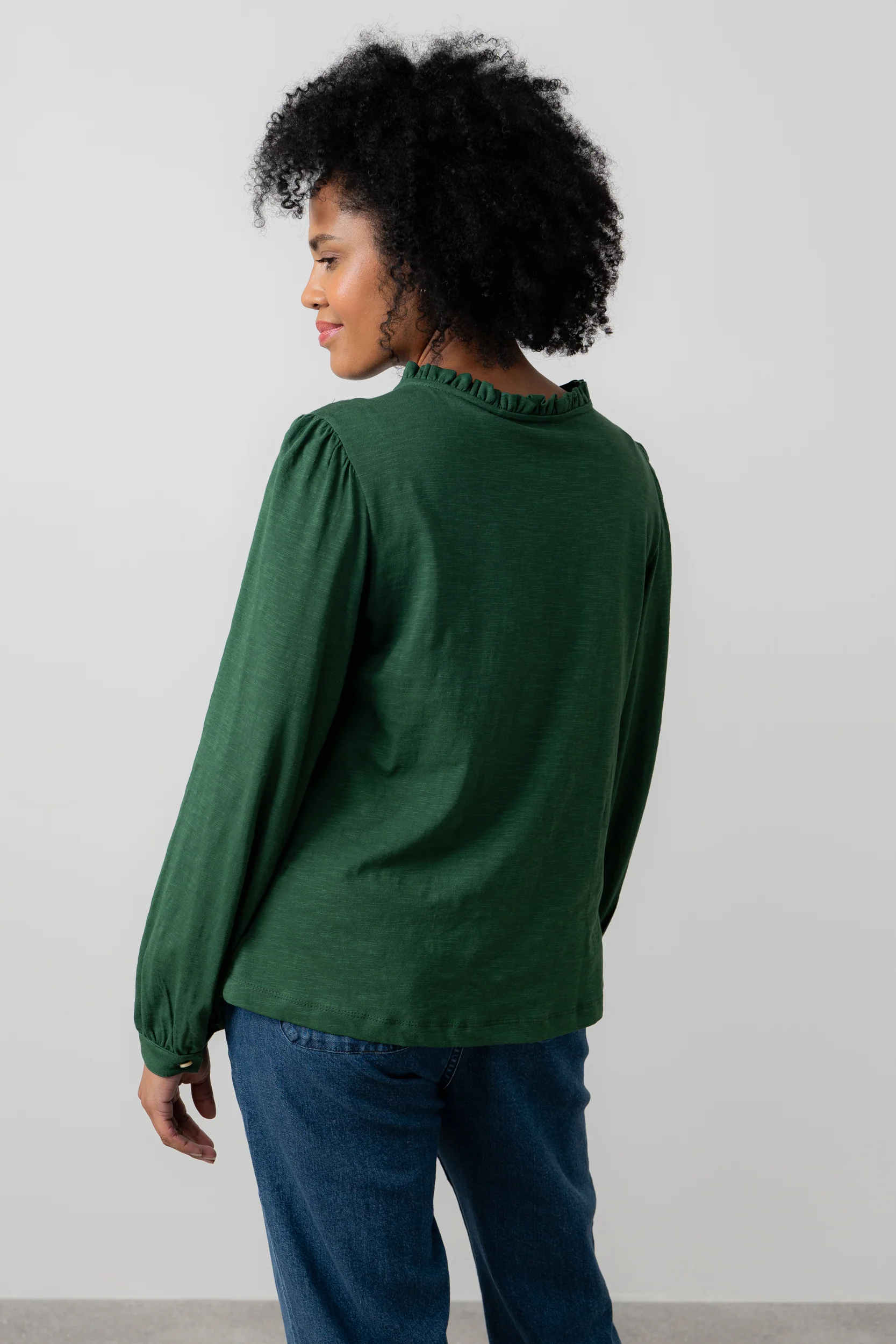 Luna Organic Cotton Pine Green - Image 4