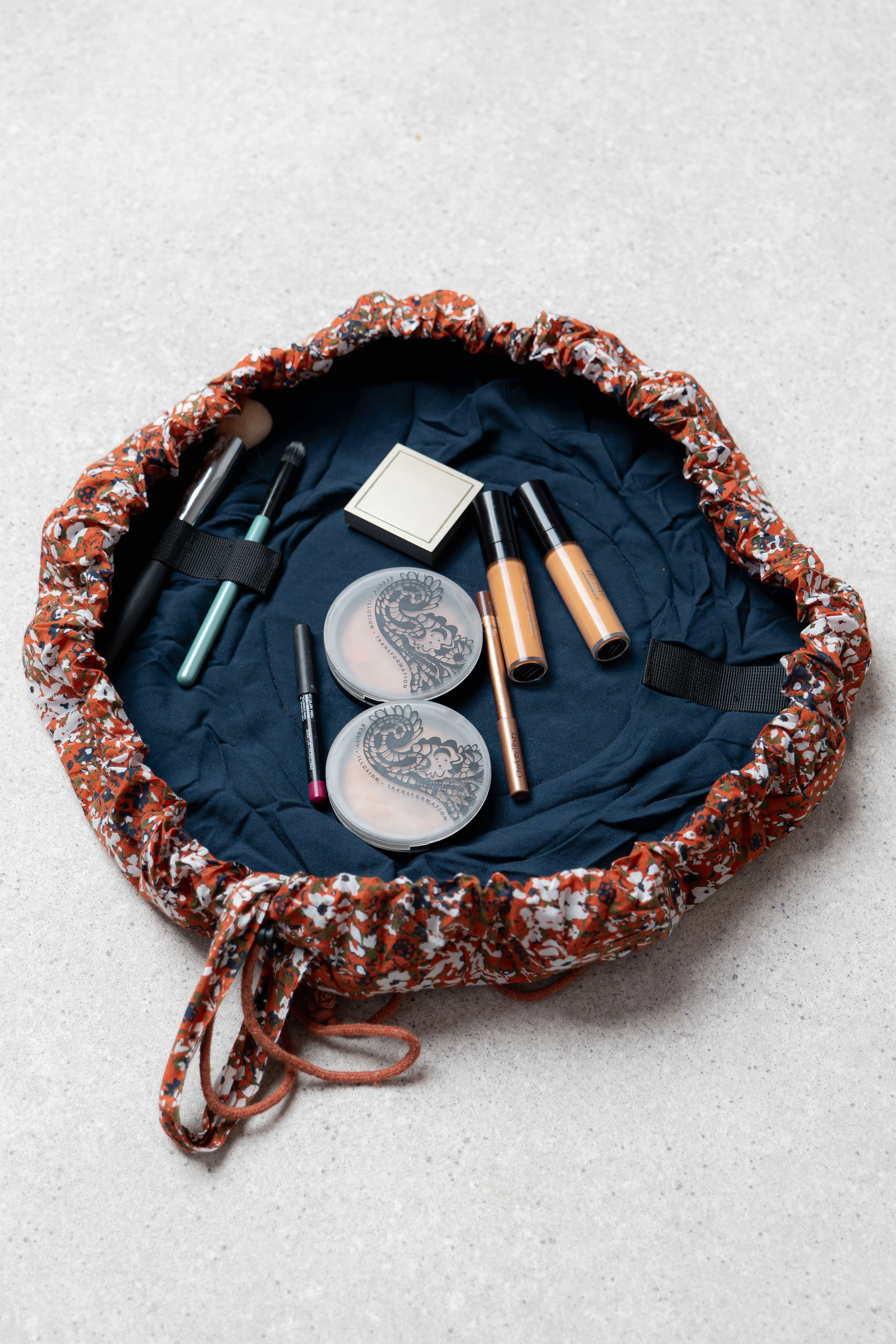 Connie Print Cosmetics Pouch Ginger - Image 2
