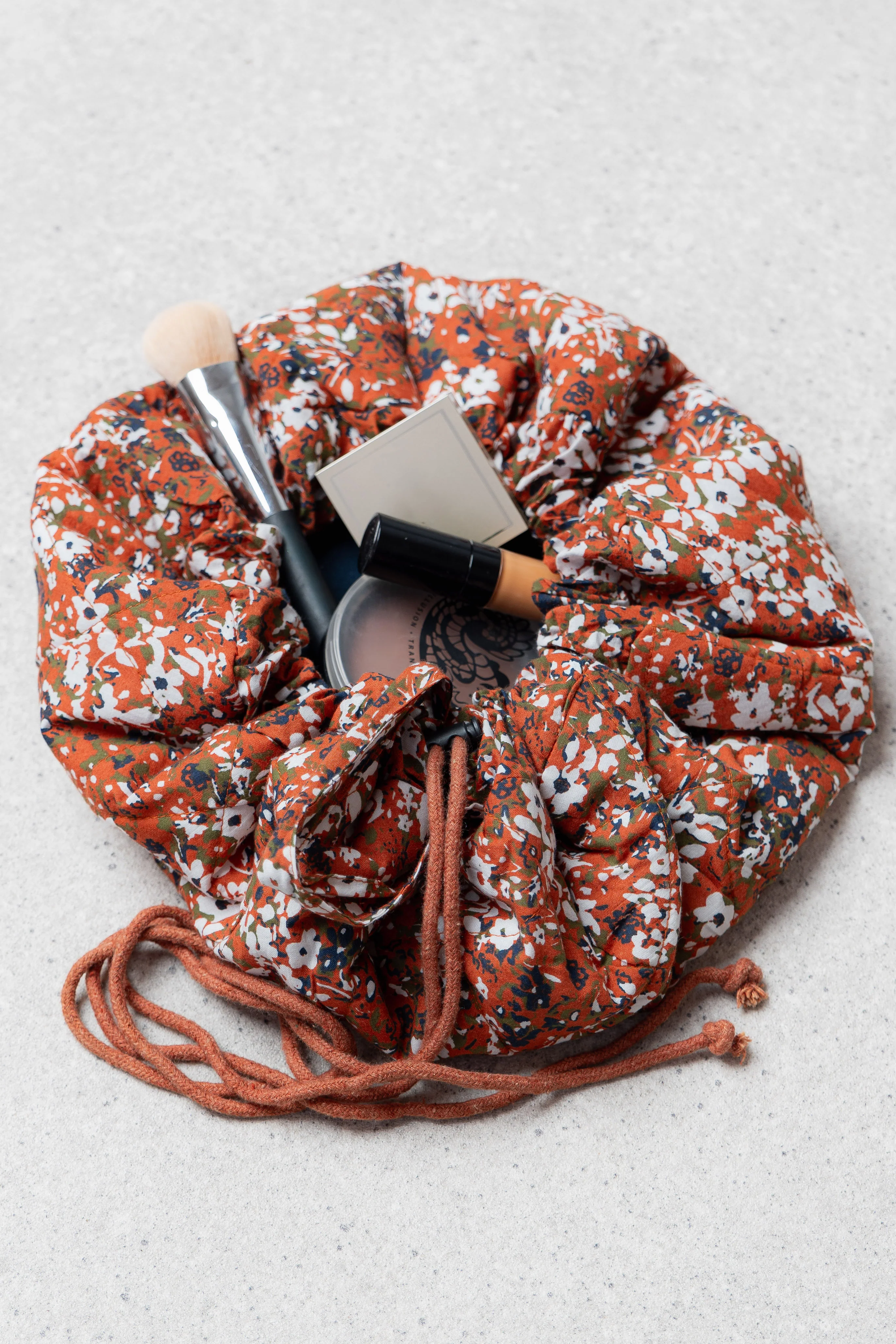 Connie Print Cosmetics Pouch Ginger - Image 3