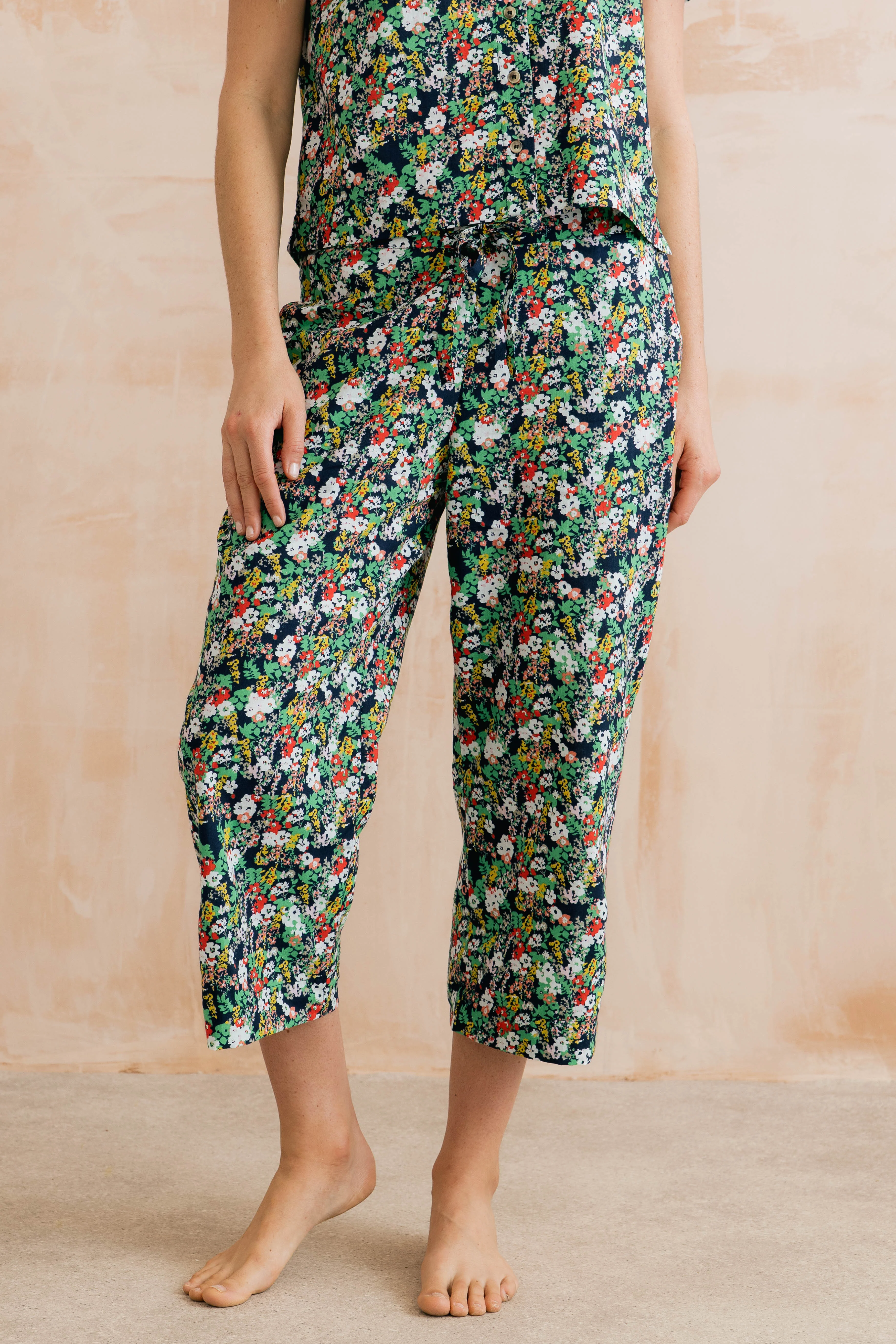 Mayflower Crop Pyjama Set Navy - Image 7