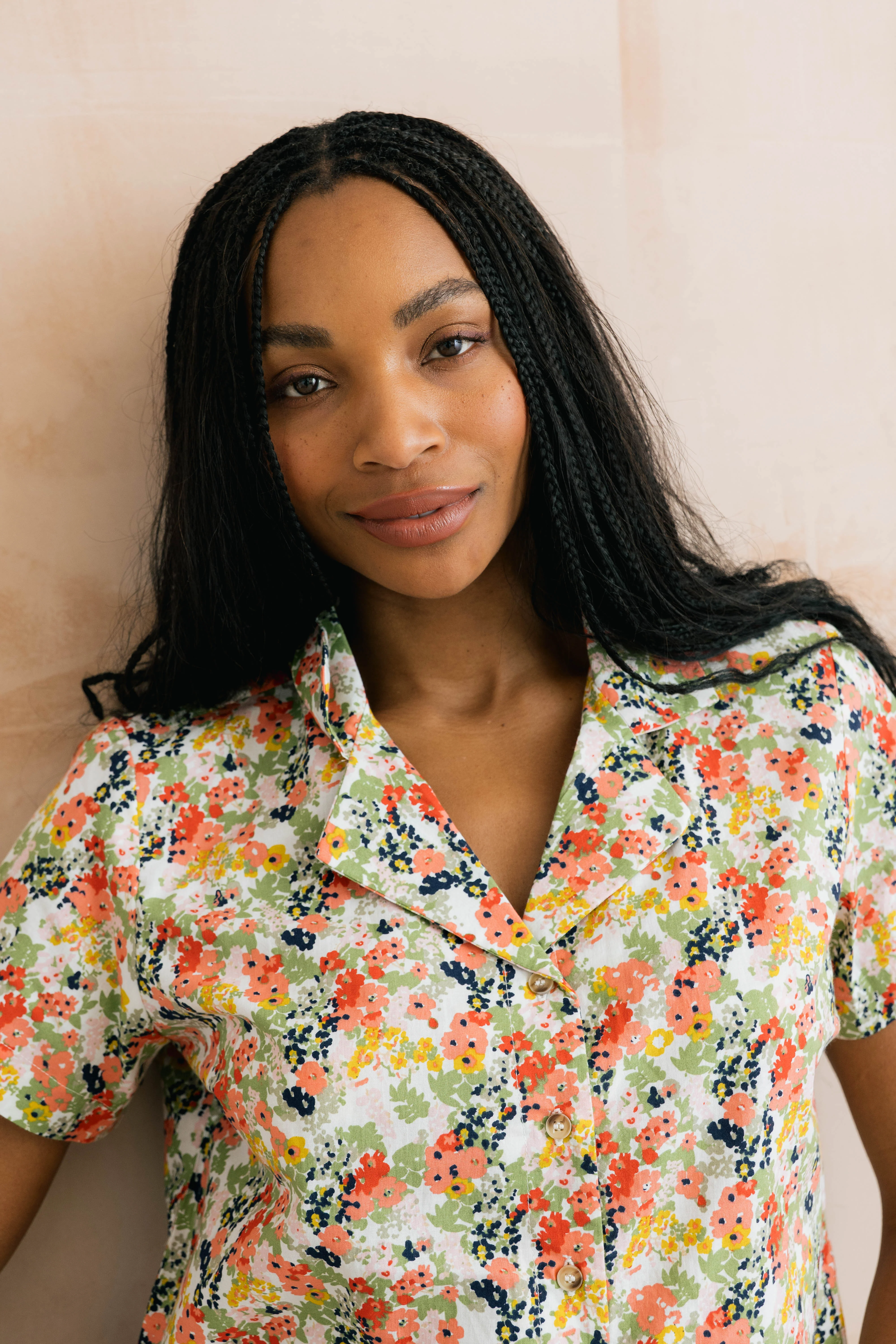 Mayflower Crop Pyjama Set White - Image 5