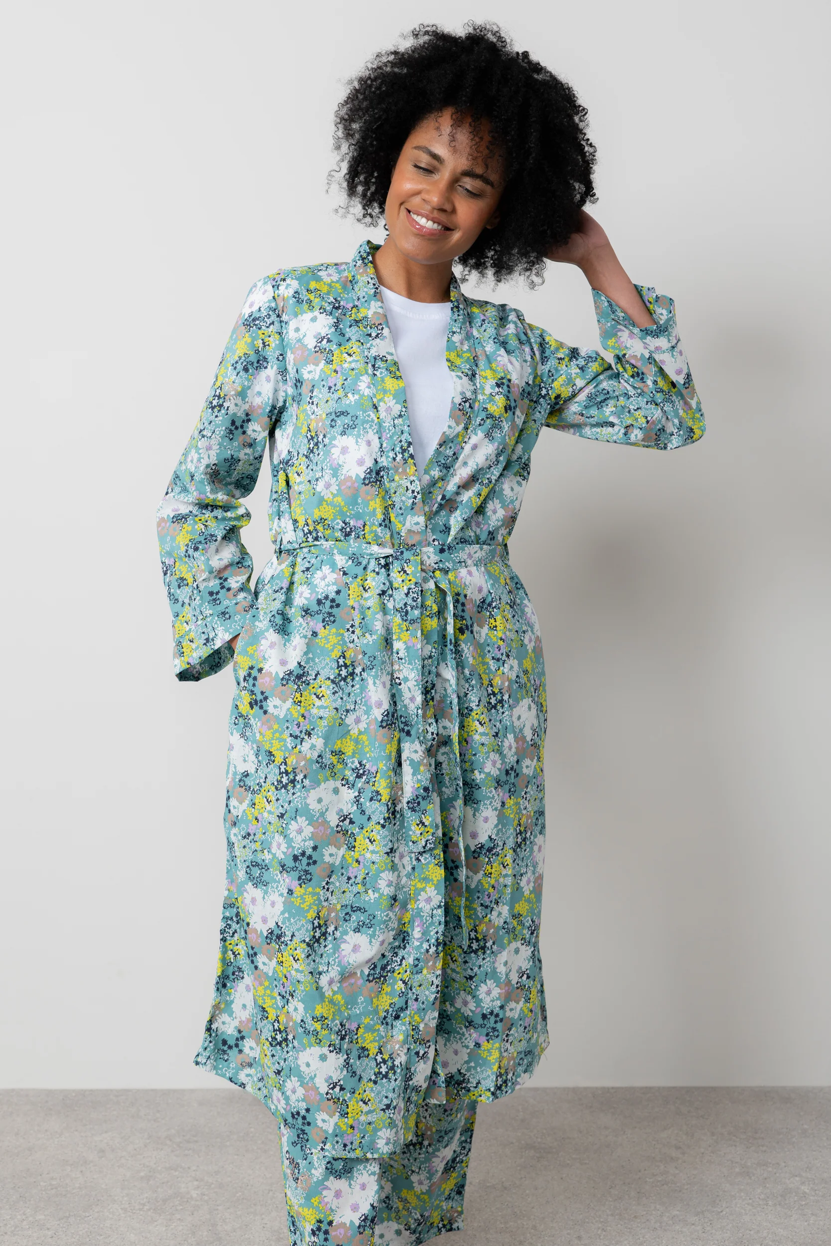 Meadow Spray Floral Dressing Gown - Image 6