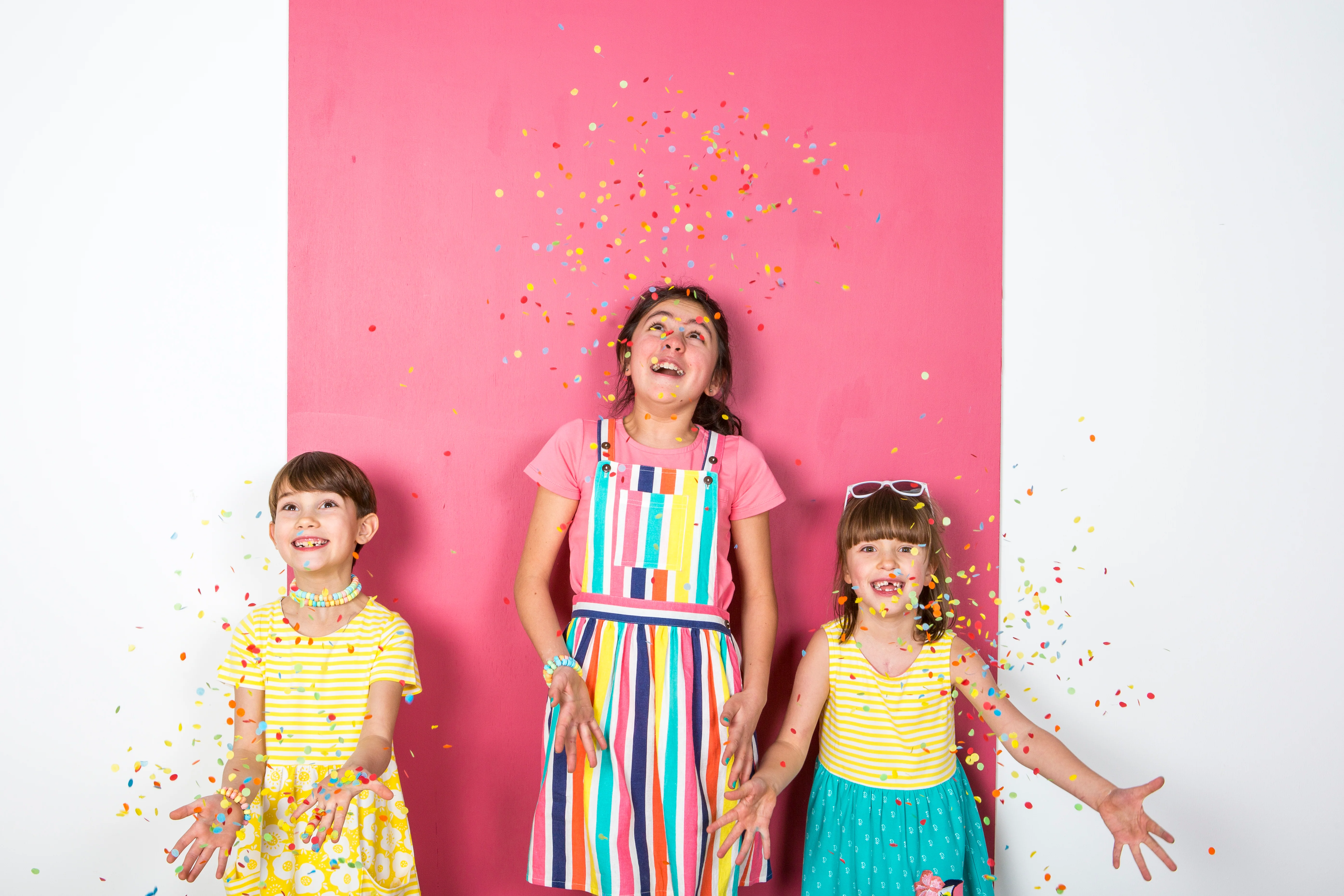 Mix and Match Yellow Stripe Flower Dress - Image 3