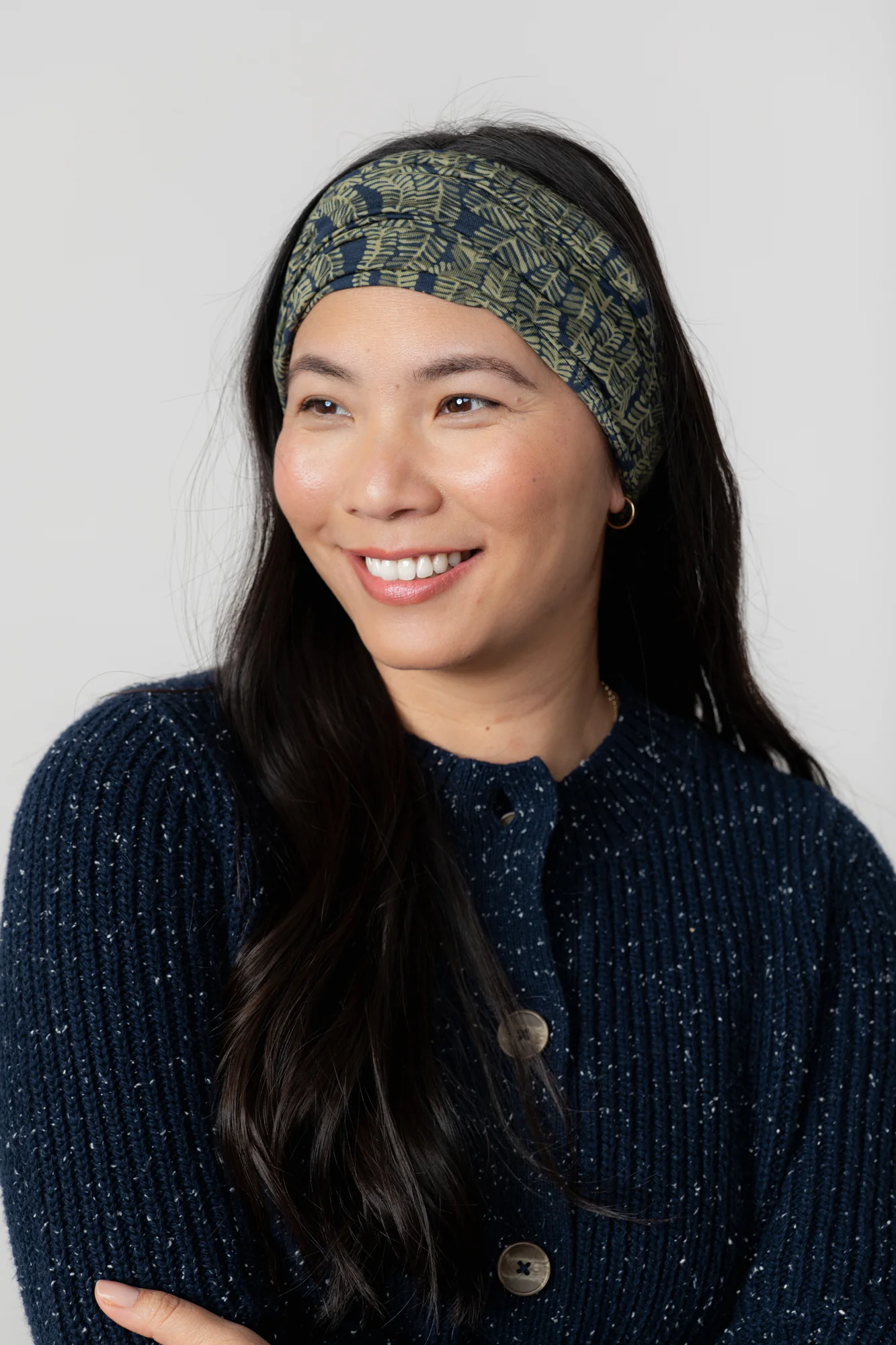 Multiband Fern Print Navy - Image 6