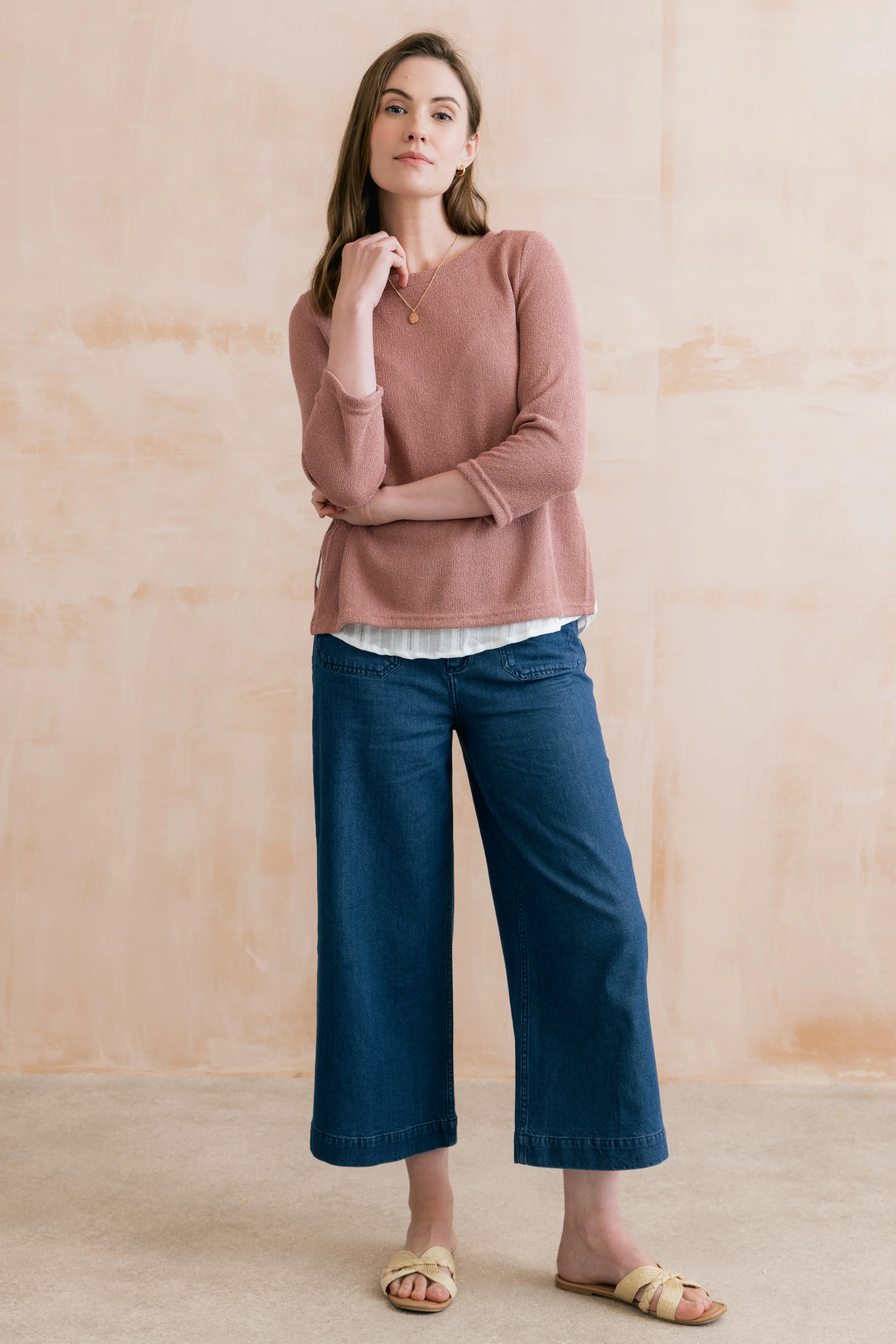 Olive Shirt Jumper Soft Pink - Image 7