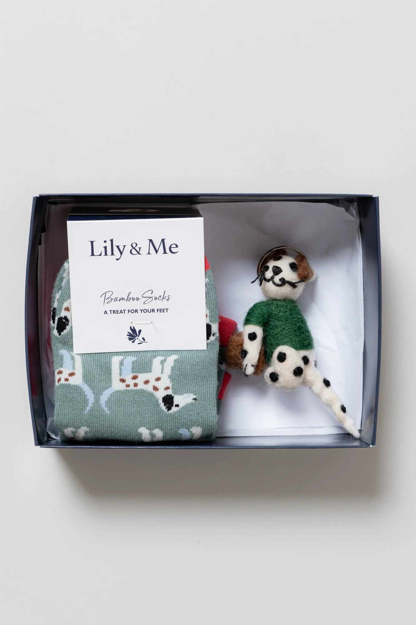 Poppy Trainer Socks and Poppy the Librarian Keyring Giftbox - Image 4