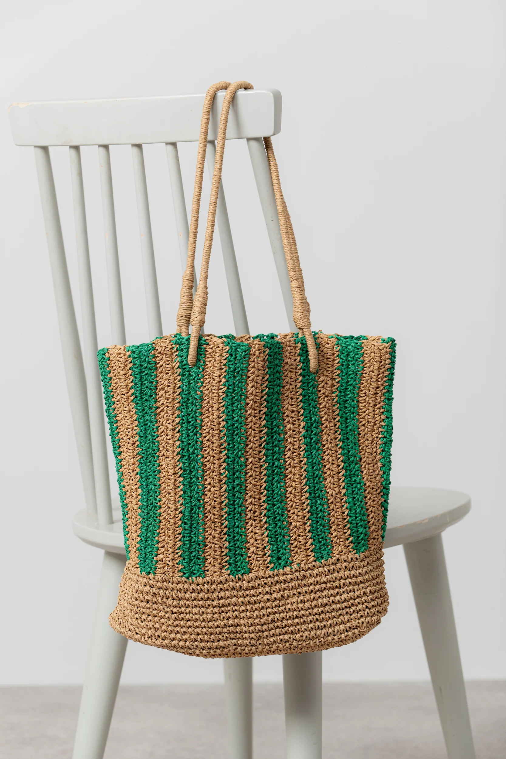 Raffia Shoulder Bag - Image 3