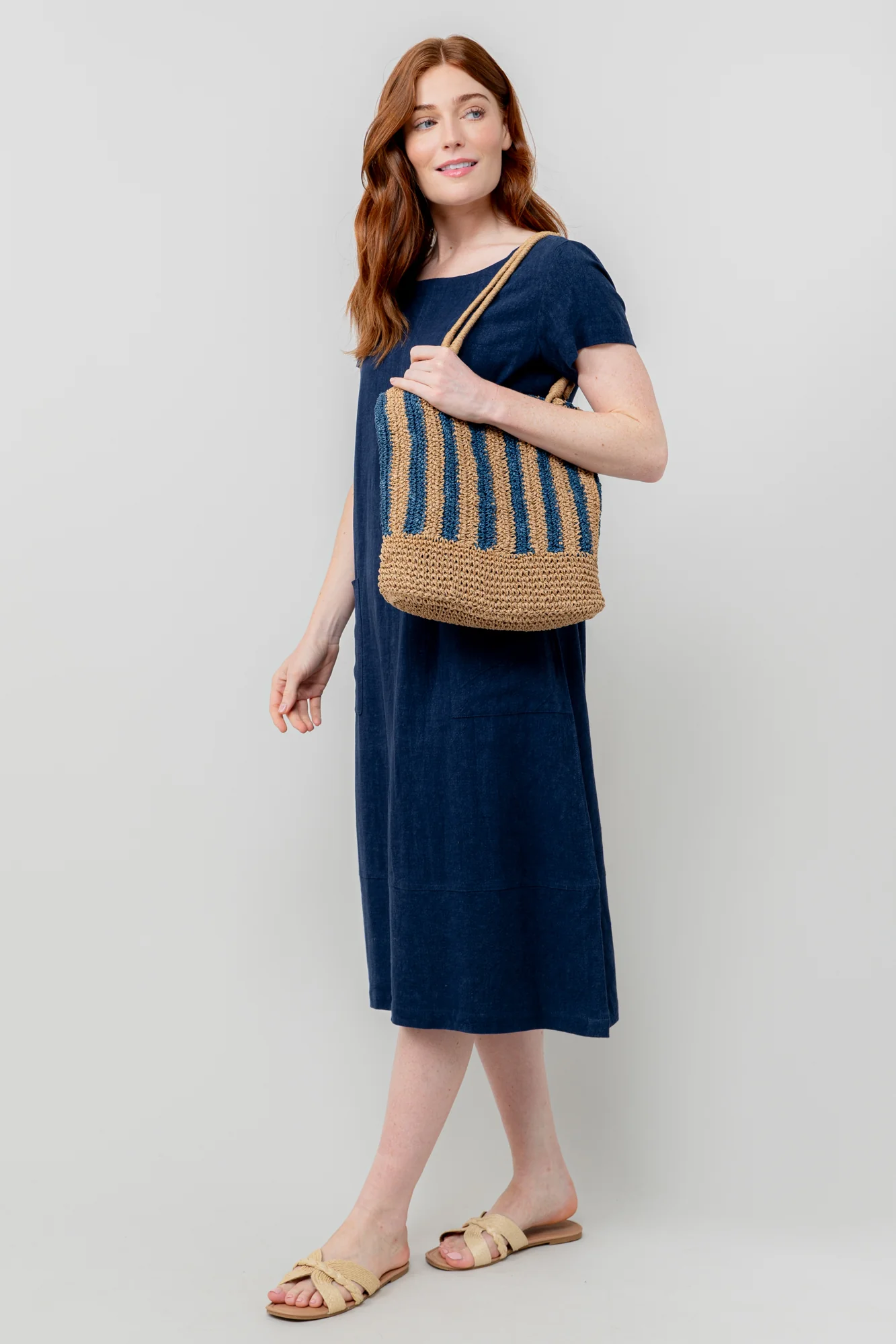 Raffia Shoulder Bag - Image 6