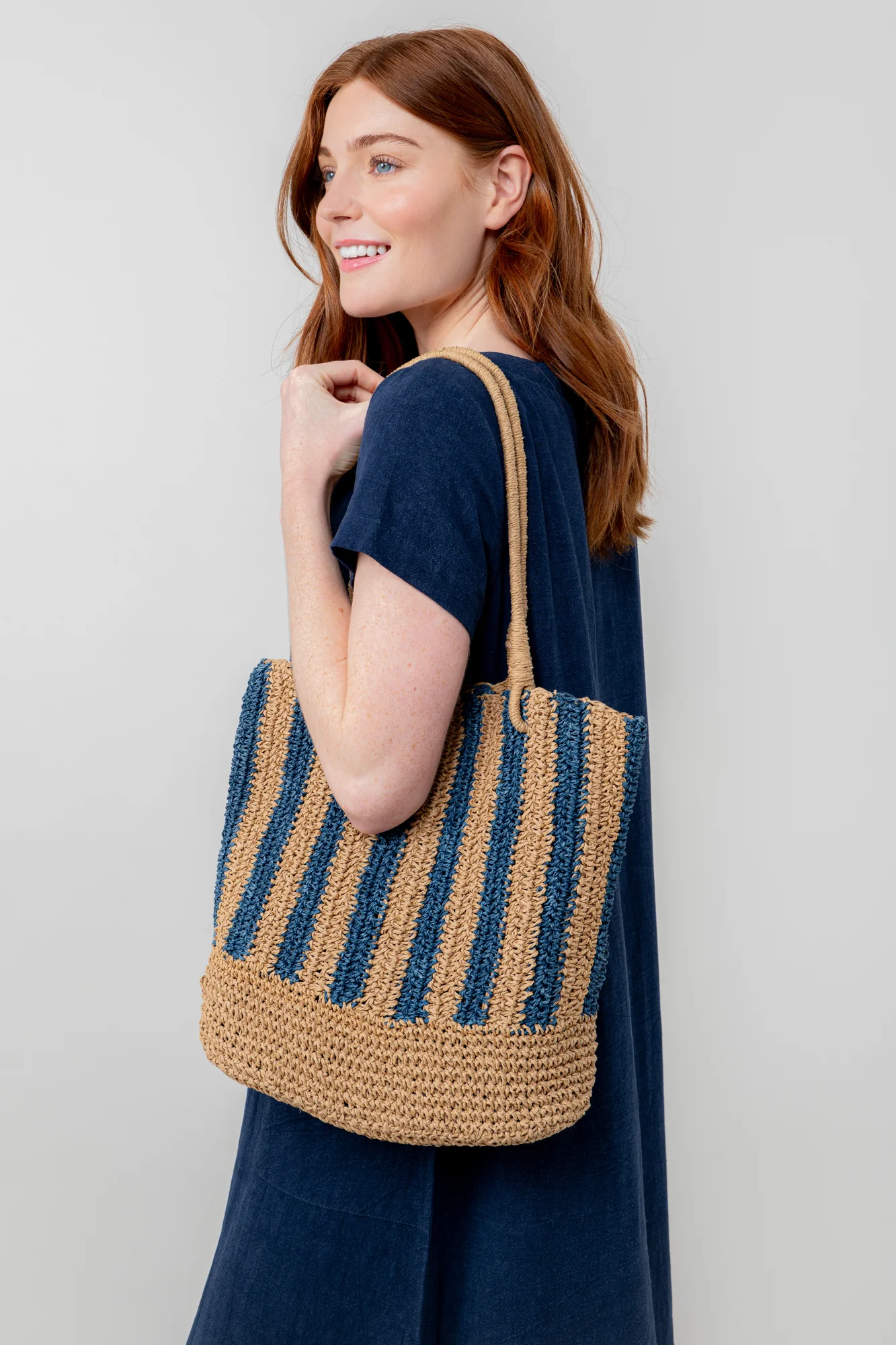 Raffia Shoulder Bag - Image 8
