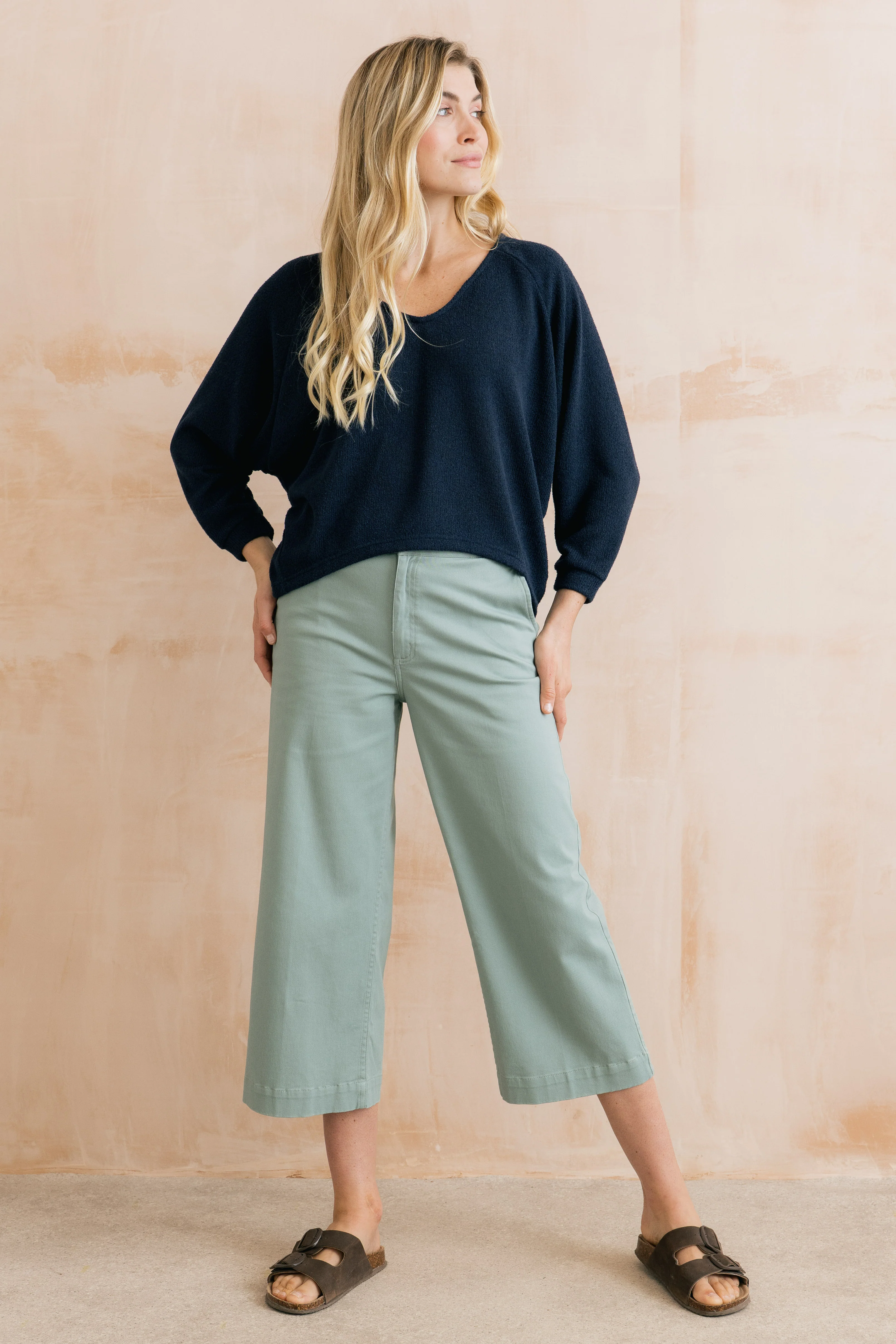 Rewilding Batwing Jumper Navy - Image 2